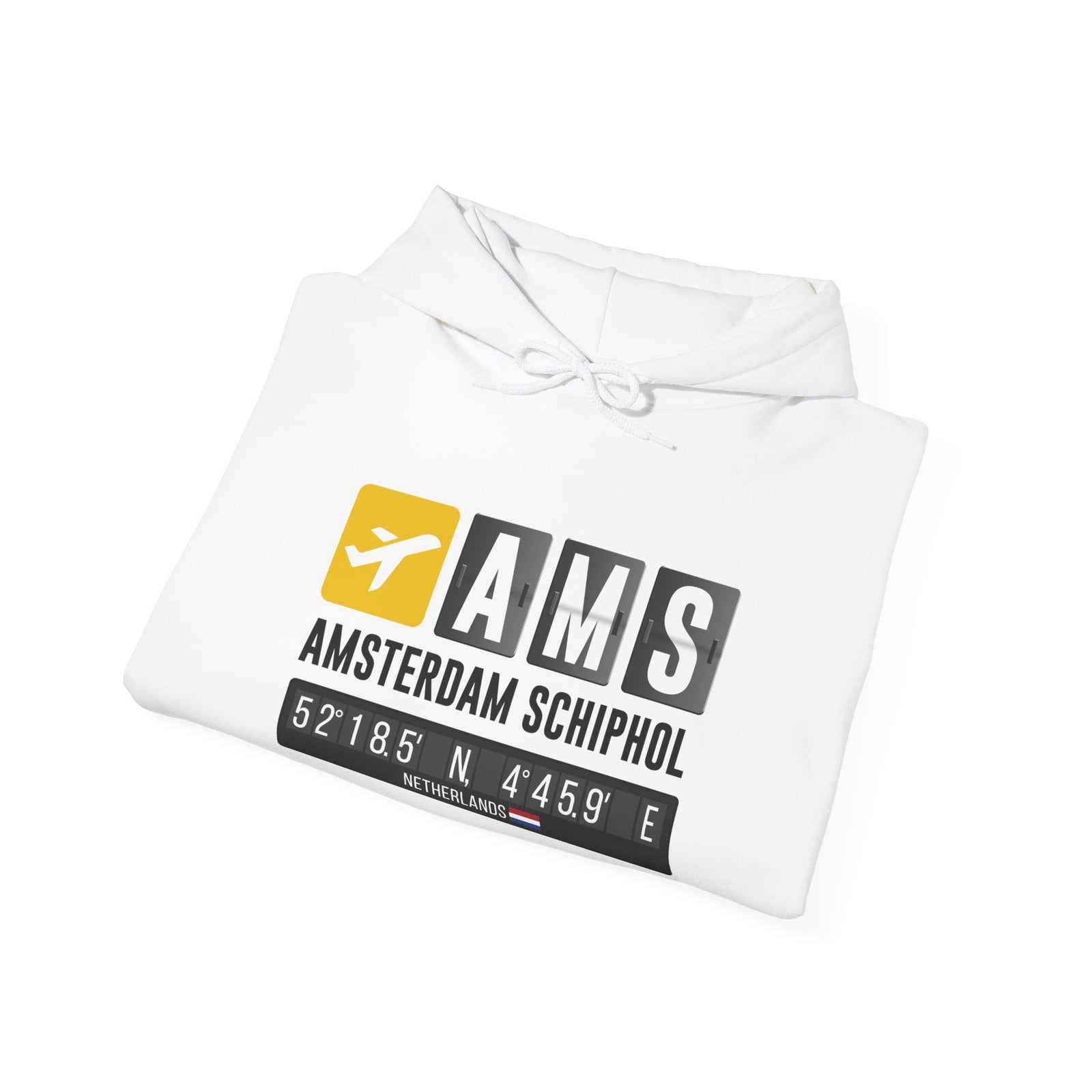 AMS Amsterdam Airport Schiphol - Pullover Hoodie