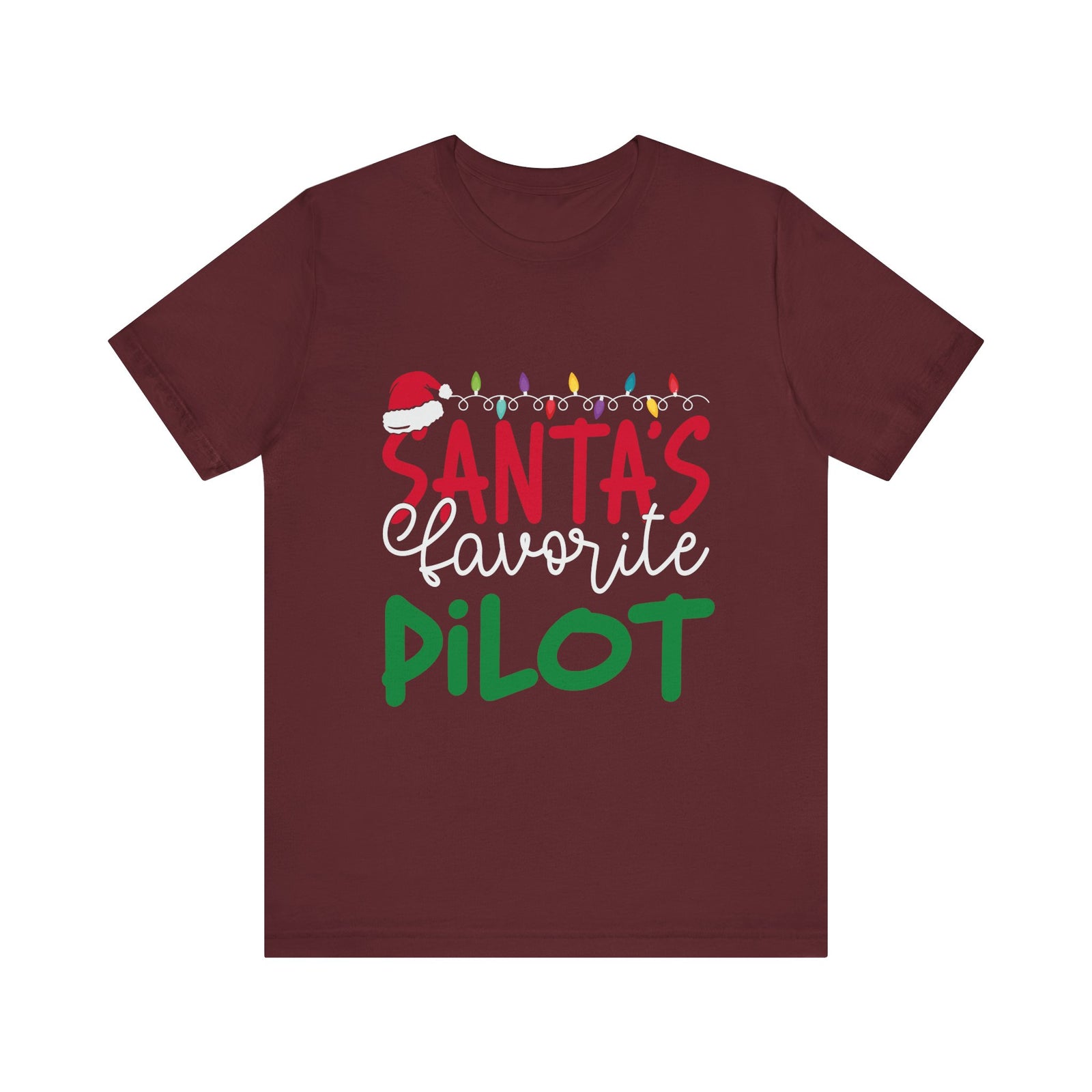 Santa’s favourite pilot Unisex Jersey Tee - Perfect for Aviation Enthusiasts