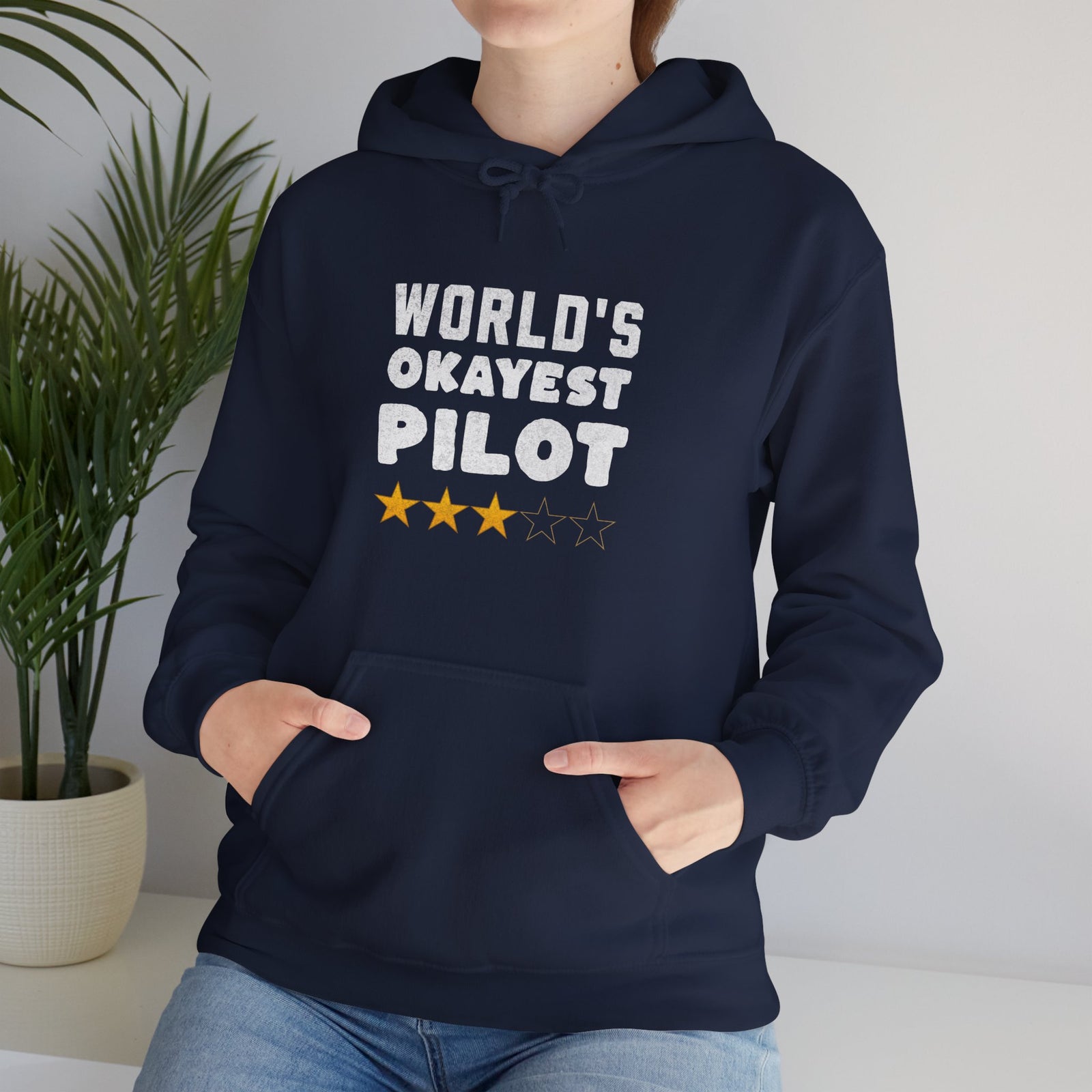 Worlds Okayest Pilot - Pullover Hoodie