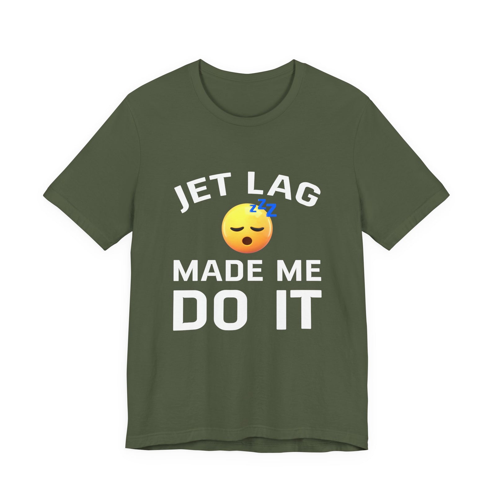 Jet Lag Made Me Do It - Unisex Jersey Tee