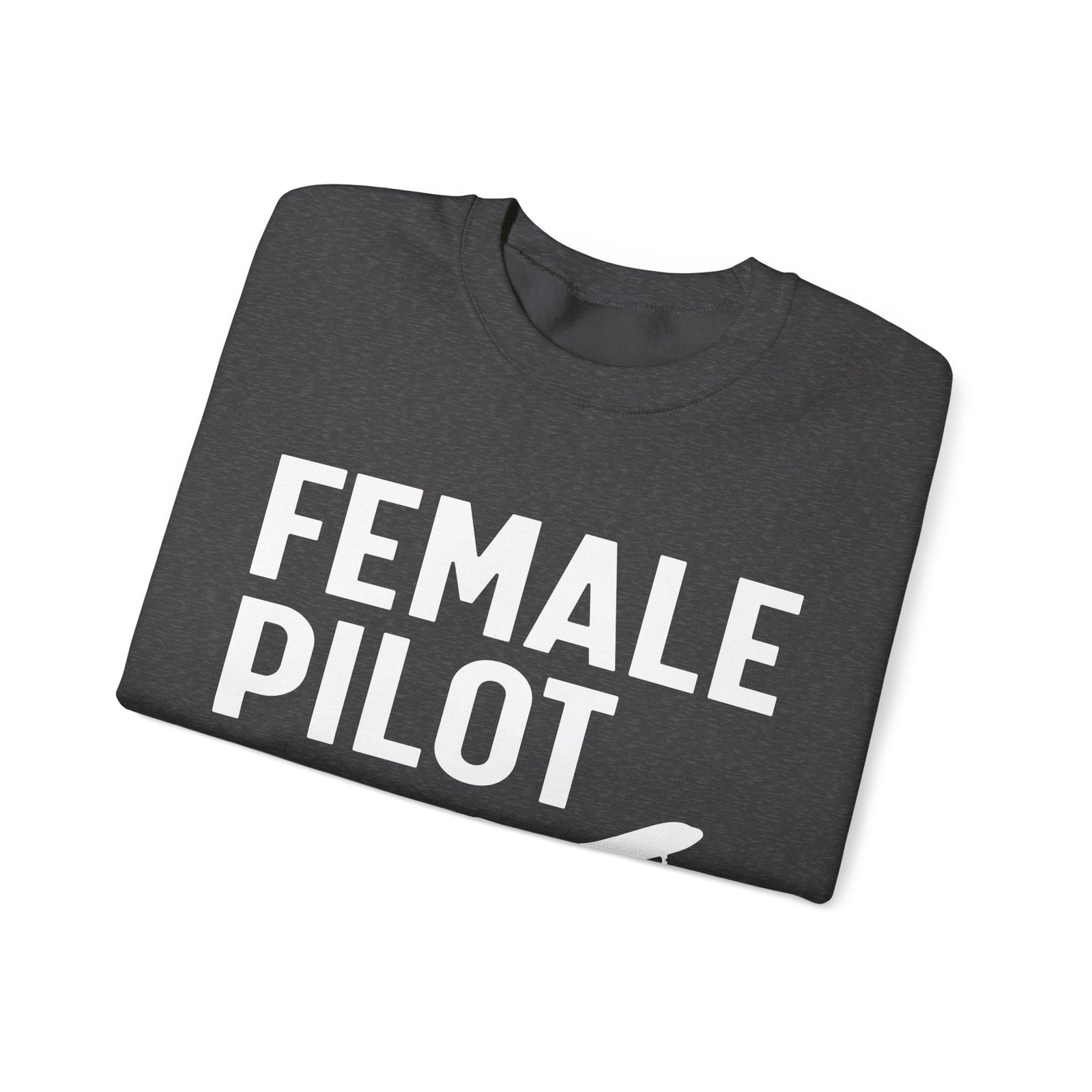 Female Pilot - Unisex Crewneck Sweatshirt