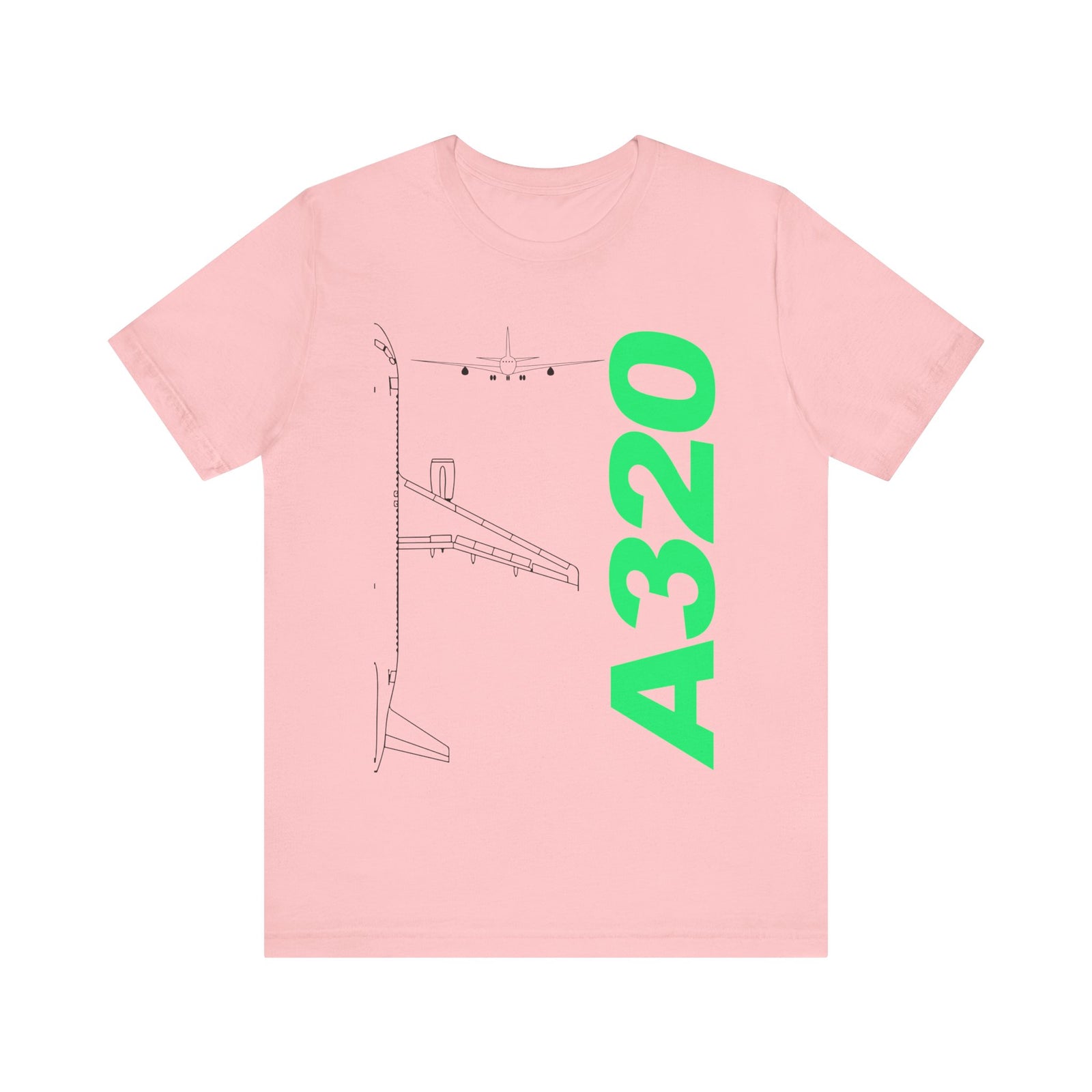 Airbus A320 Unisex Jersey Tee - Perfect for Aviation Enthusiasts