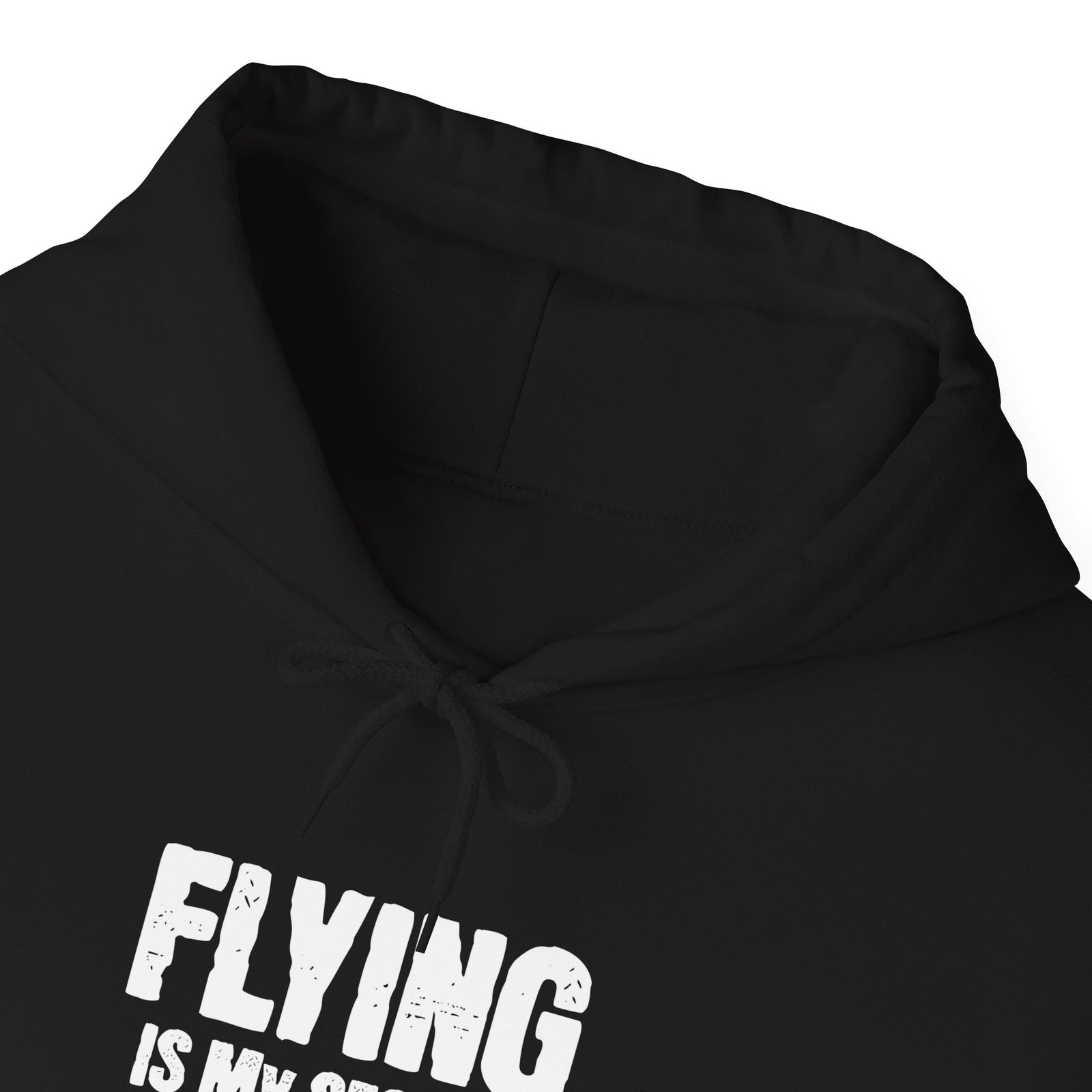 Flying Is My Second Favrite Word - Pullover Hoodie
