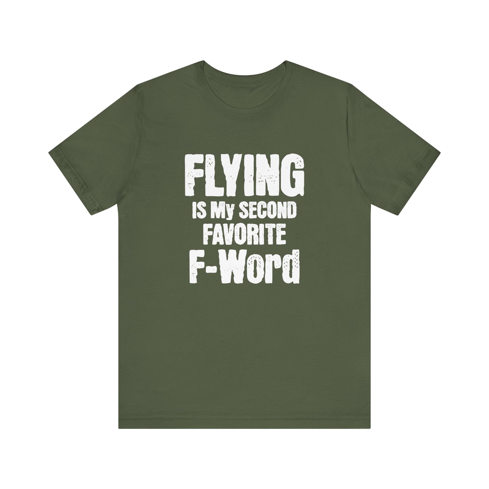 Flying Is My Second Favorite F-Word Unisex Jersey Tee - Perfect for Aviation Enthusiasts
