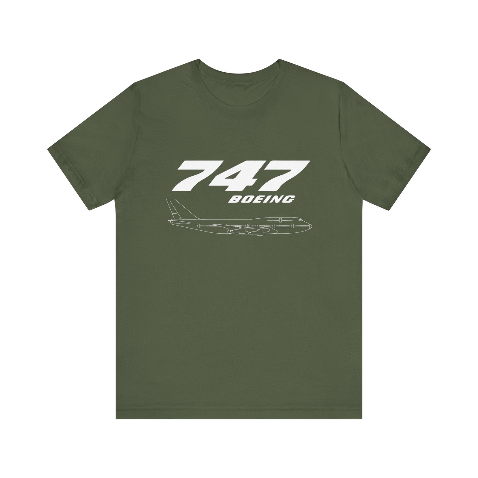 747 Unisex Jersey Tee - Perfect for Aviation Enthusiasts