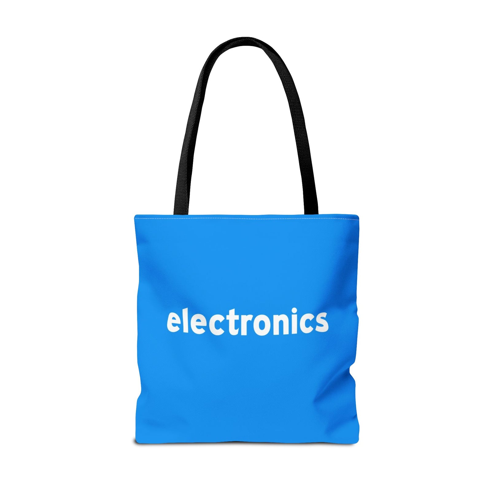 Electronics Tote Bag — Printed Green Travel Tote