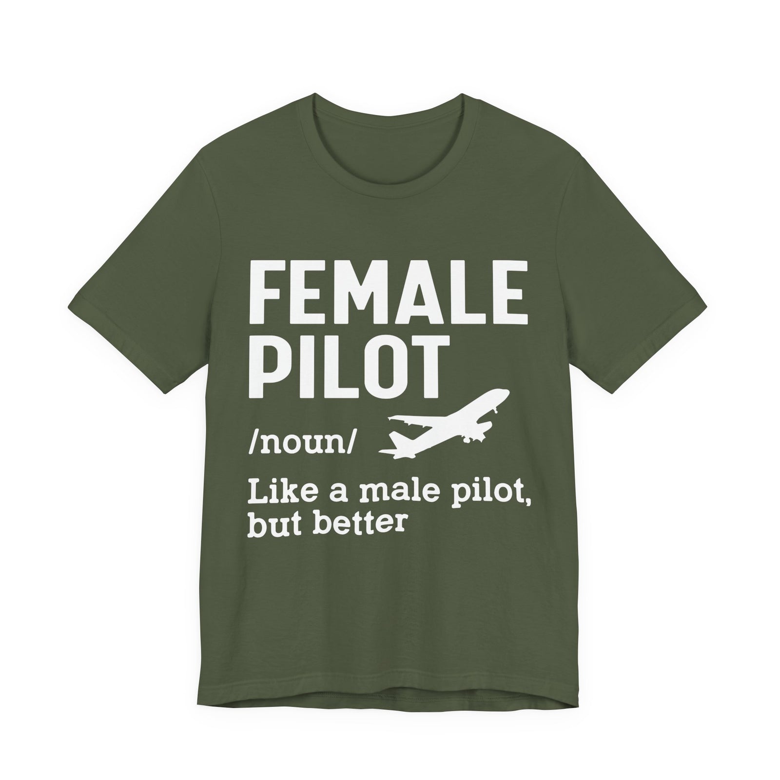 Female Pilot - Unisex Jersey Tee