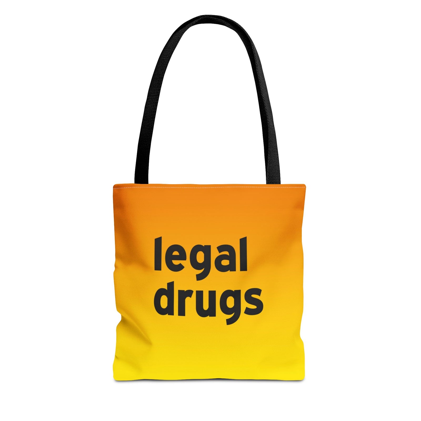 Legal Drugs Tote Bag — Printed Green Travel Tote