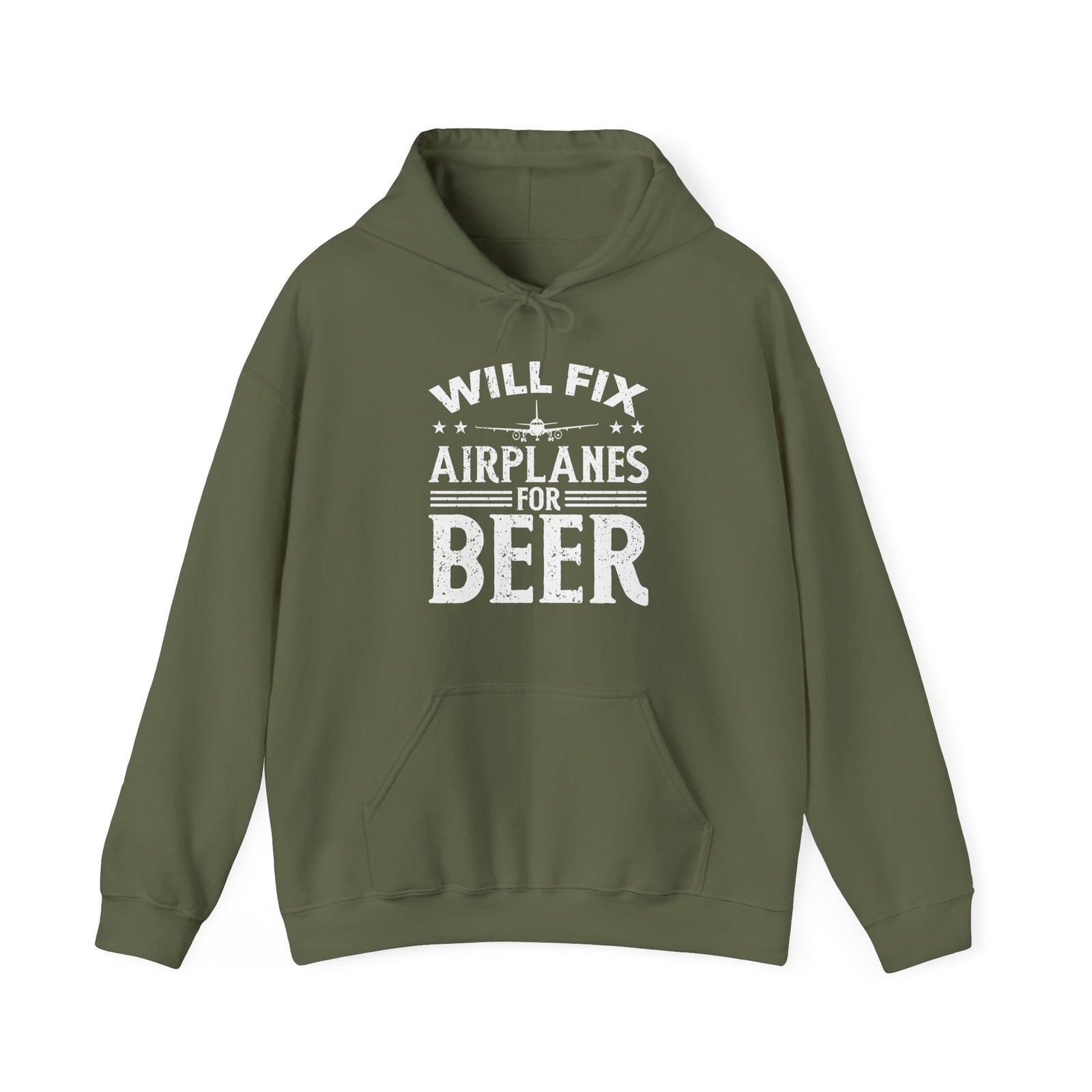 Will Fix Airplanes For Beer - Pullover Hoodie