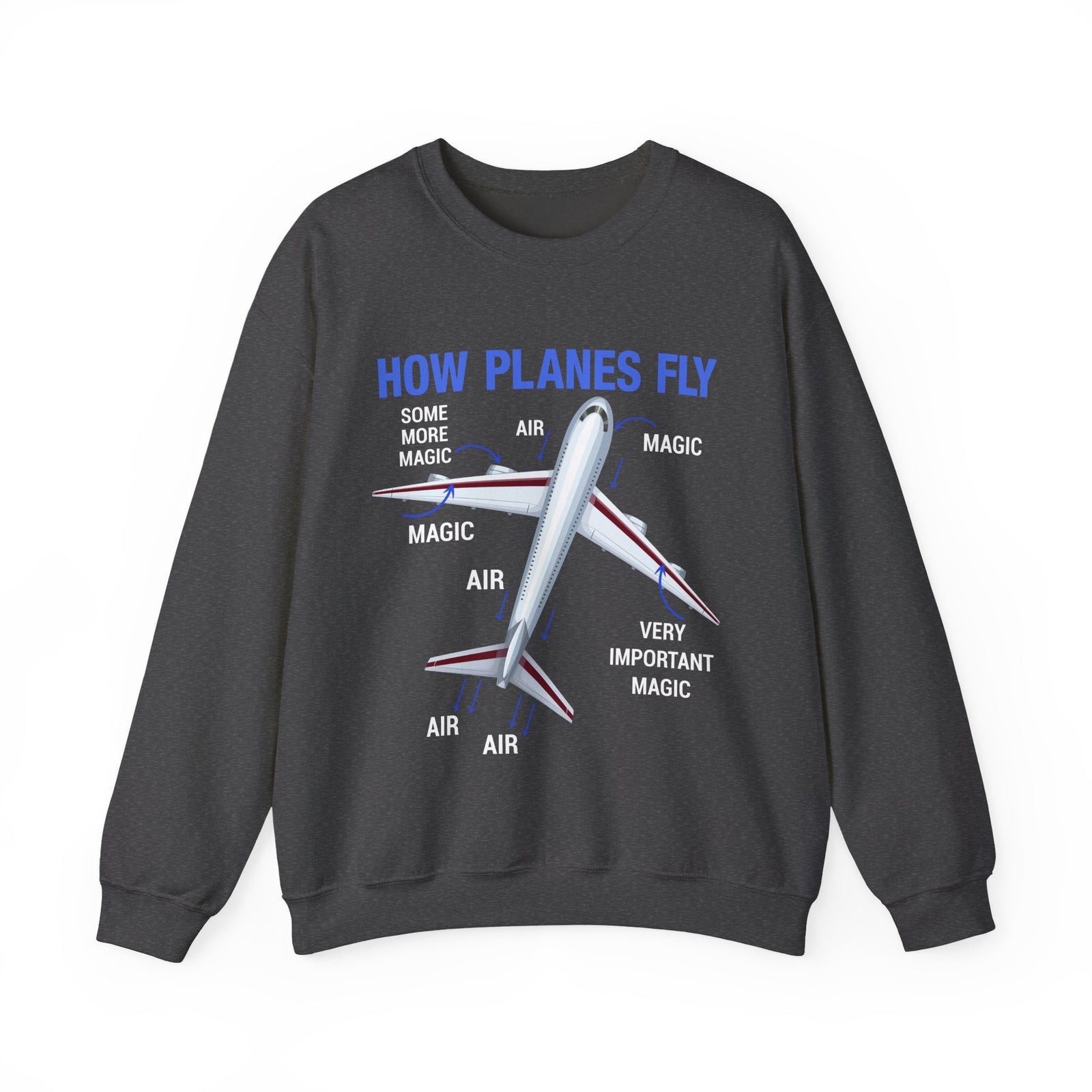 How Planes Fly - Crewneck Sweatshirt
