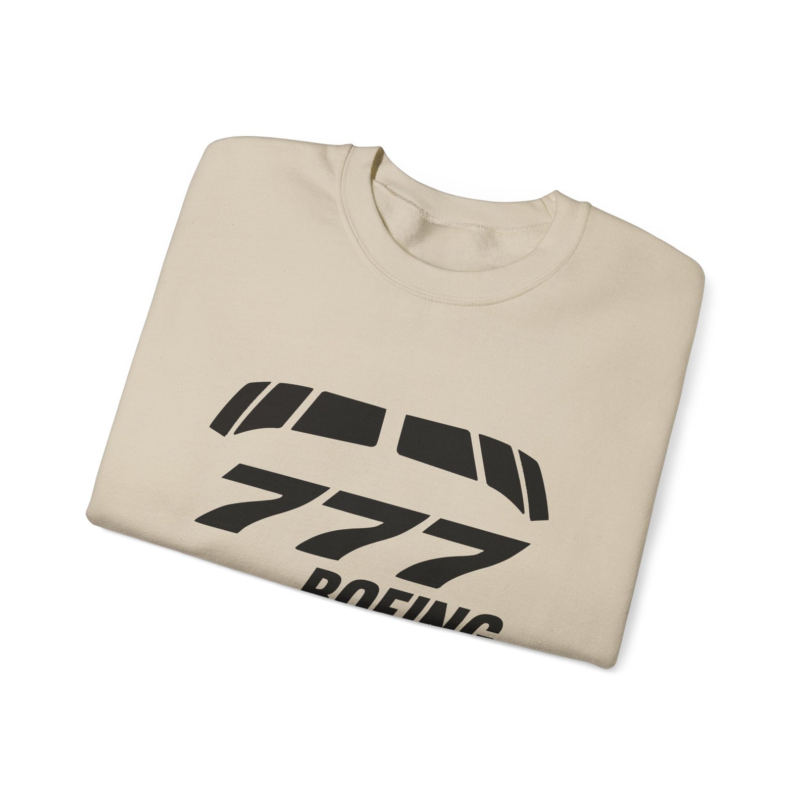 Boeing 777 Windshield Crewneck Sweatshirt - Travel Inspiring Cozy Apparel