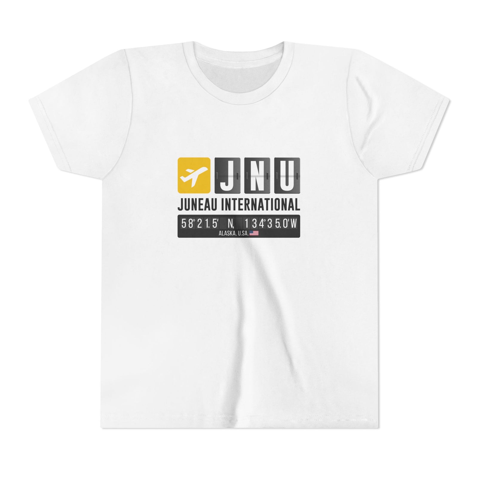 JNU Juneau International Airport - Unisex Youth Short Sleeve Tee