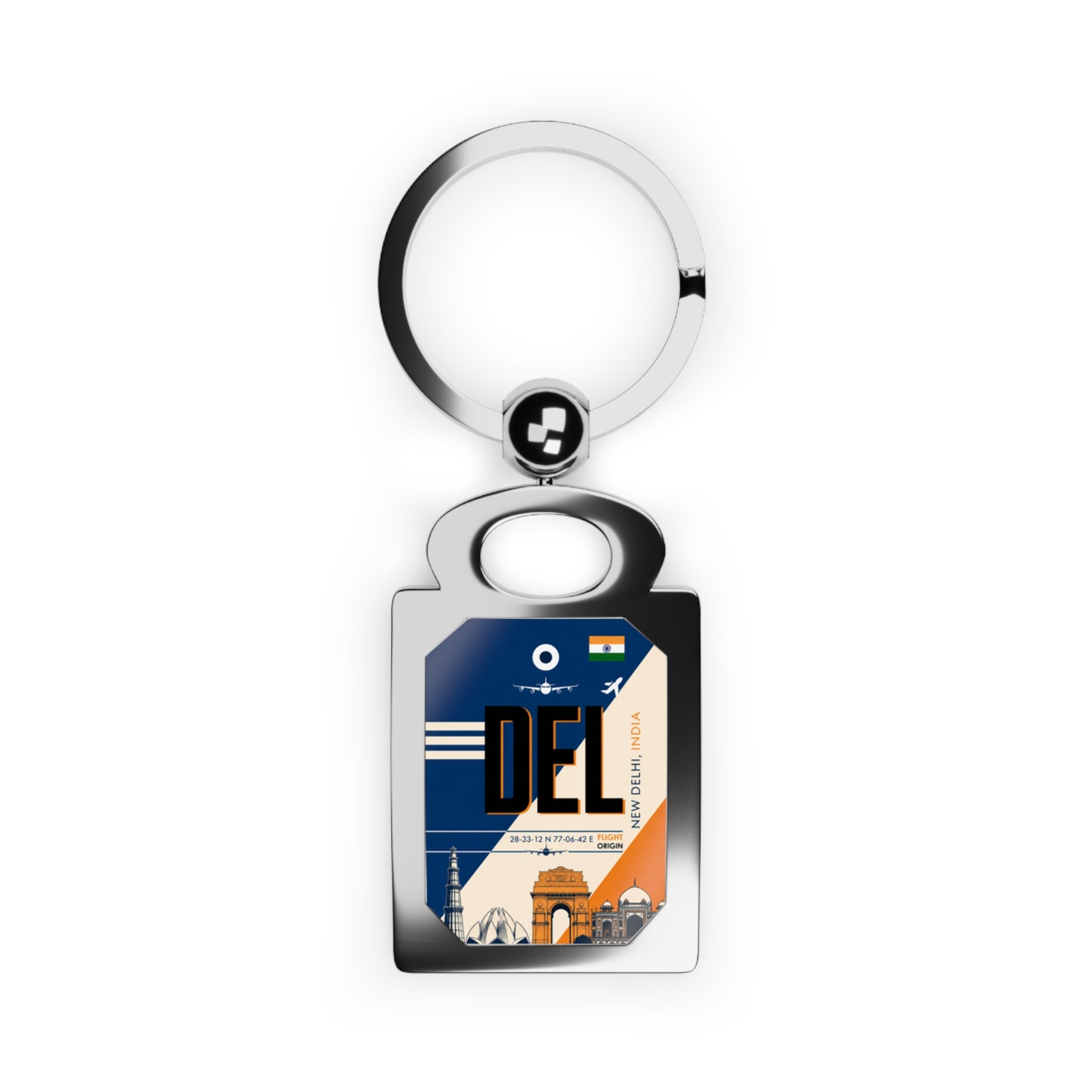 DEL - Rectangle Keyring