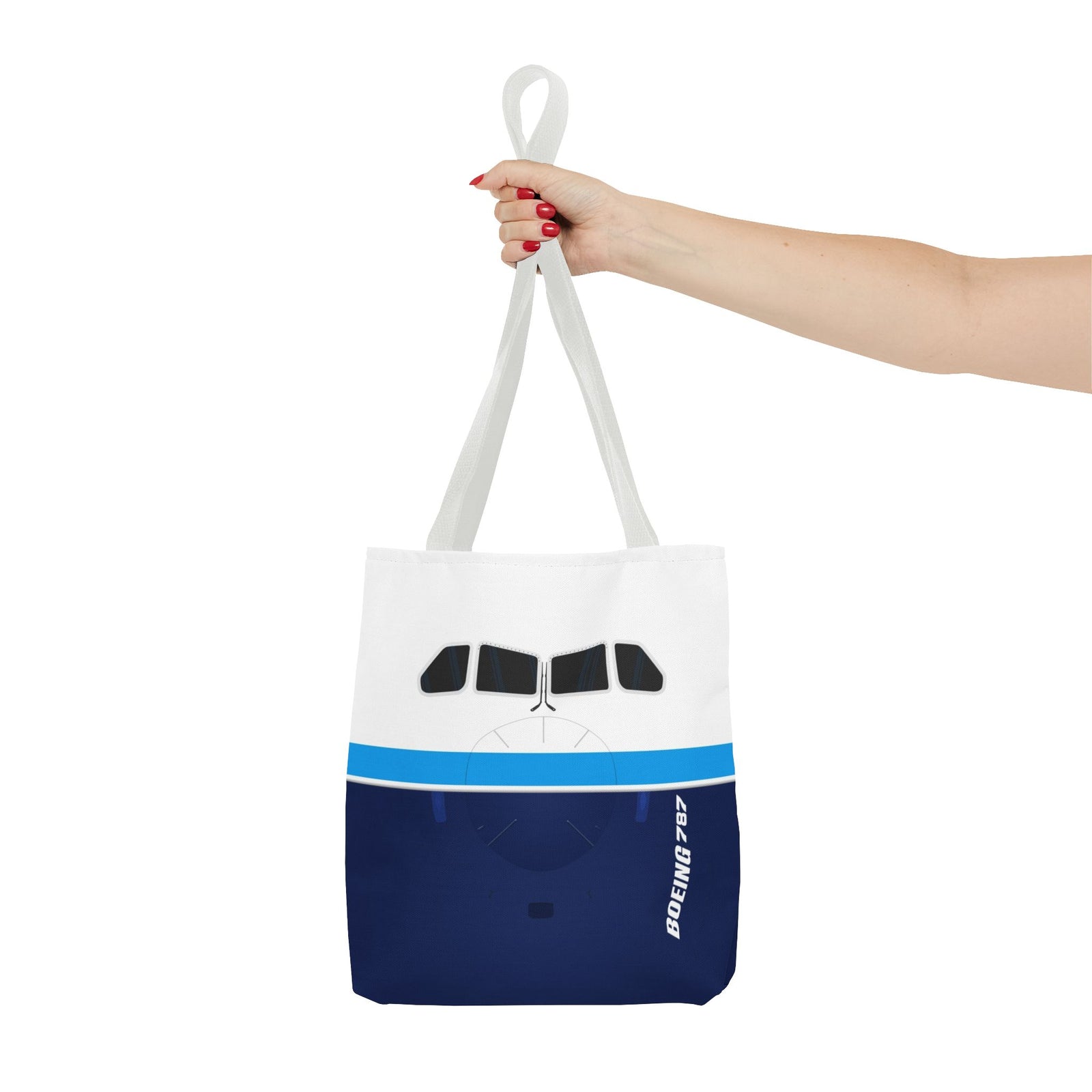 787 Tote Bag — Printed Green Travel Tote