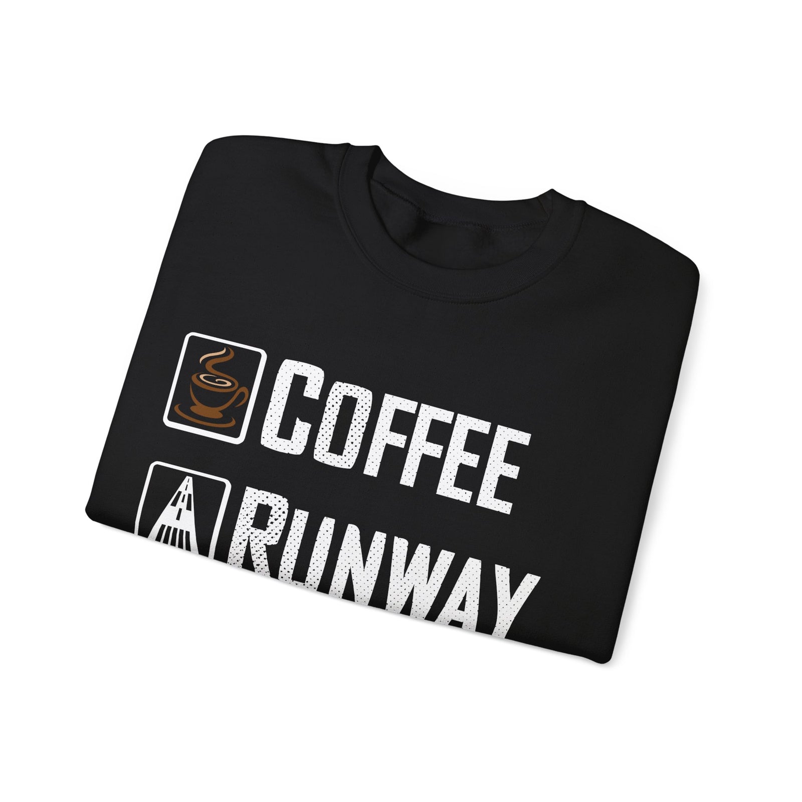 Coffee Runway Repeat - Crewneck Sweatshirt