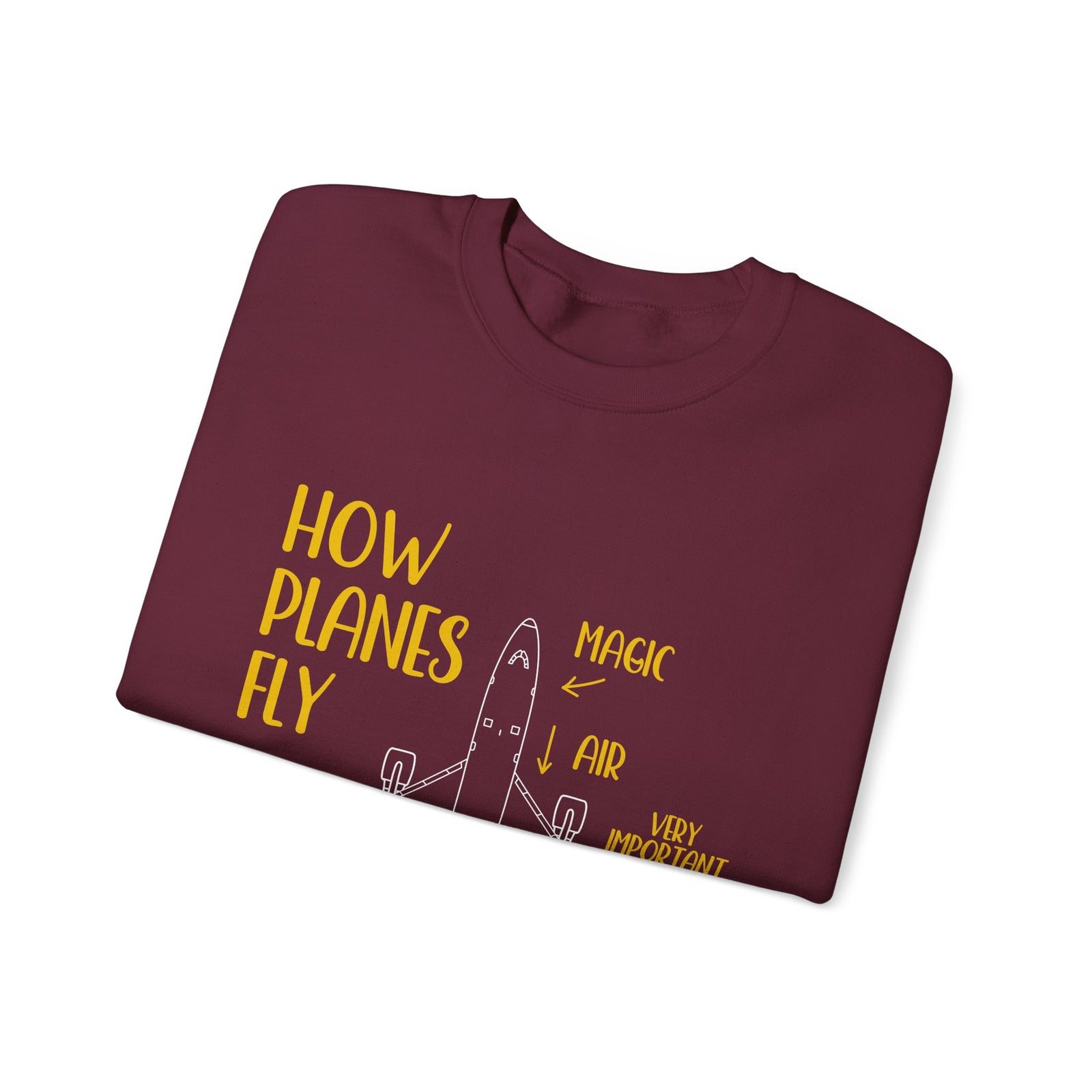 How Planes Fly? - Crewneck Sweatshirt