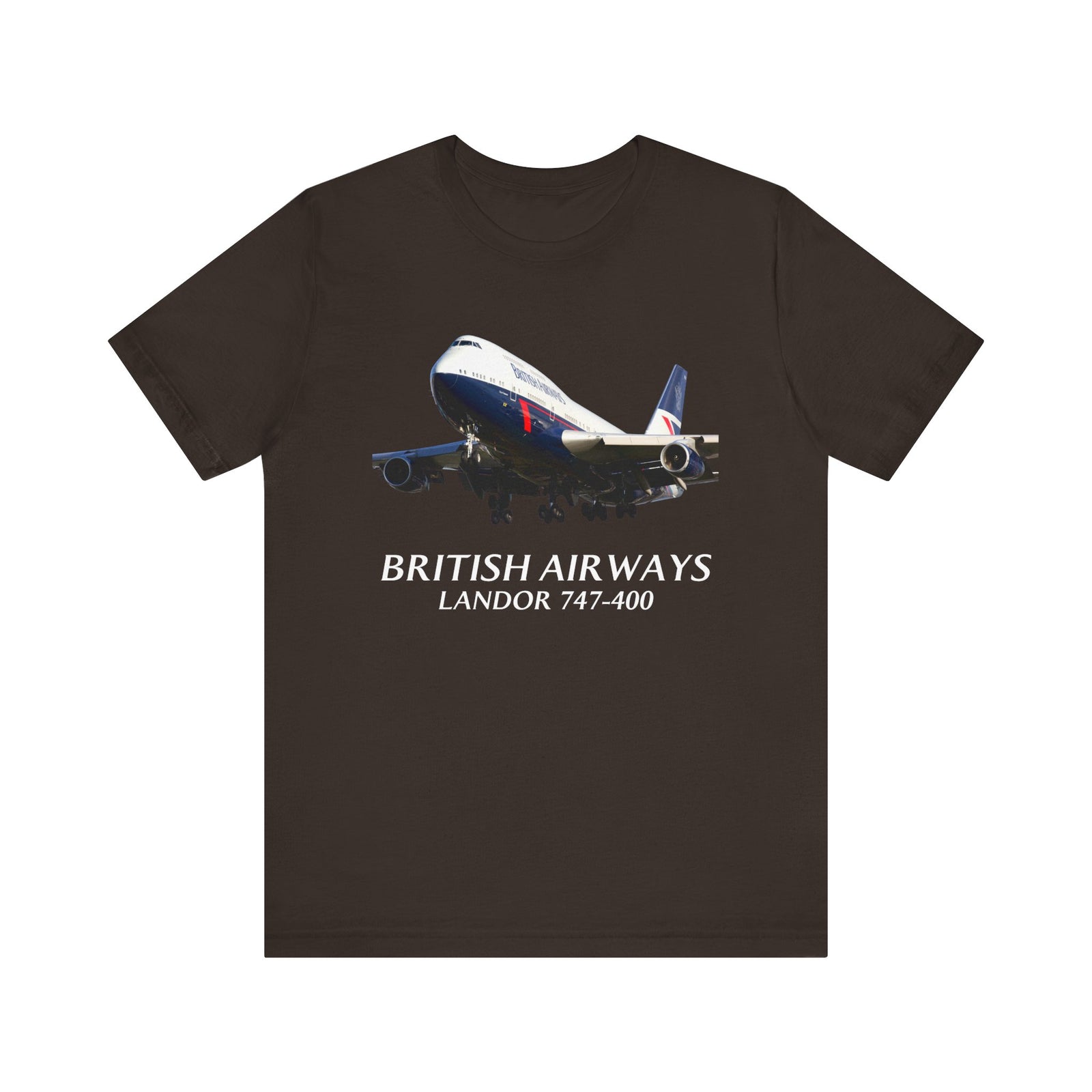 British Airways Landor 747-400 - Unisex Jersey Tee
