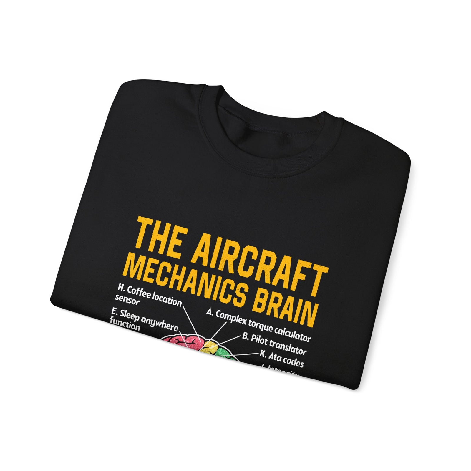 The Aircraft Mechanic’s Brain - Crewneck Sweatshirt