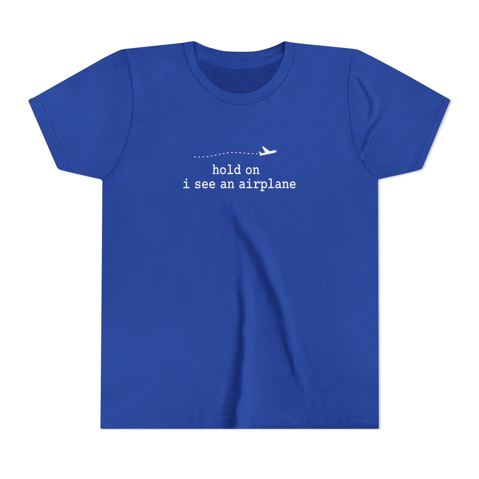 I See An Airplane - Unisex Youth Short Sleeve Tee