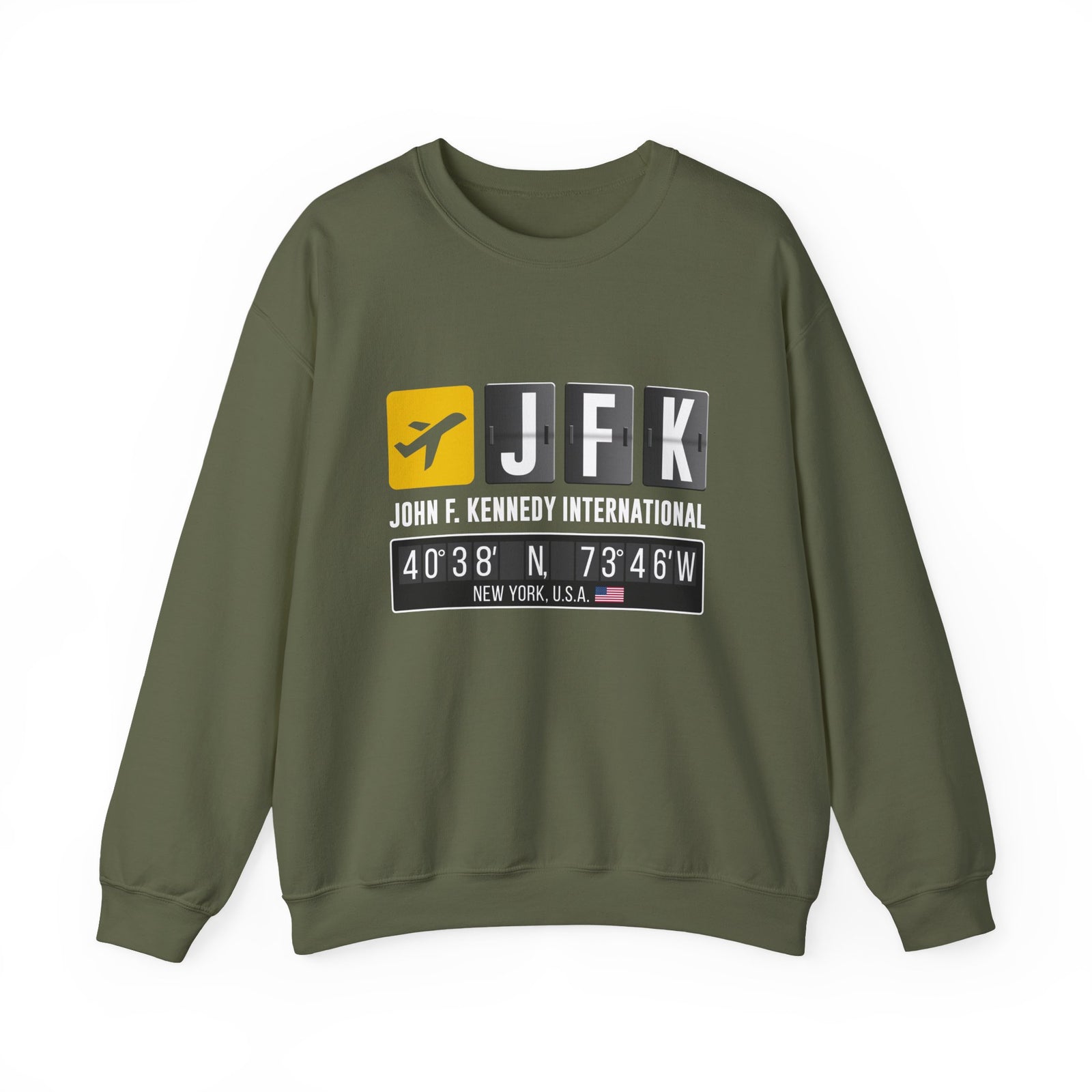 JFK John F. Kennedy International Airport - Crewneck Sweatshirt
