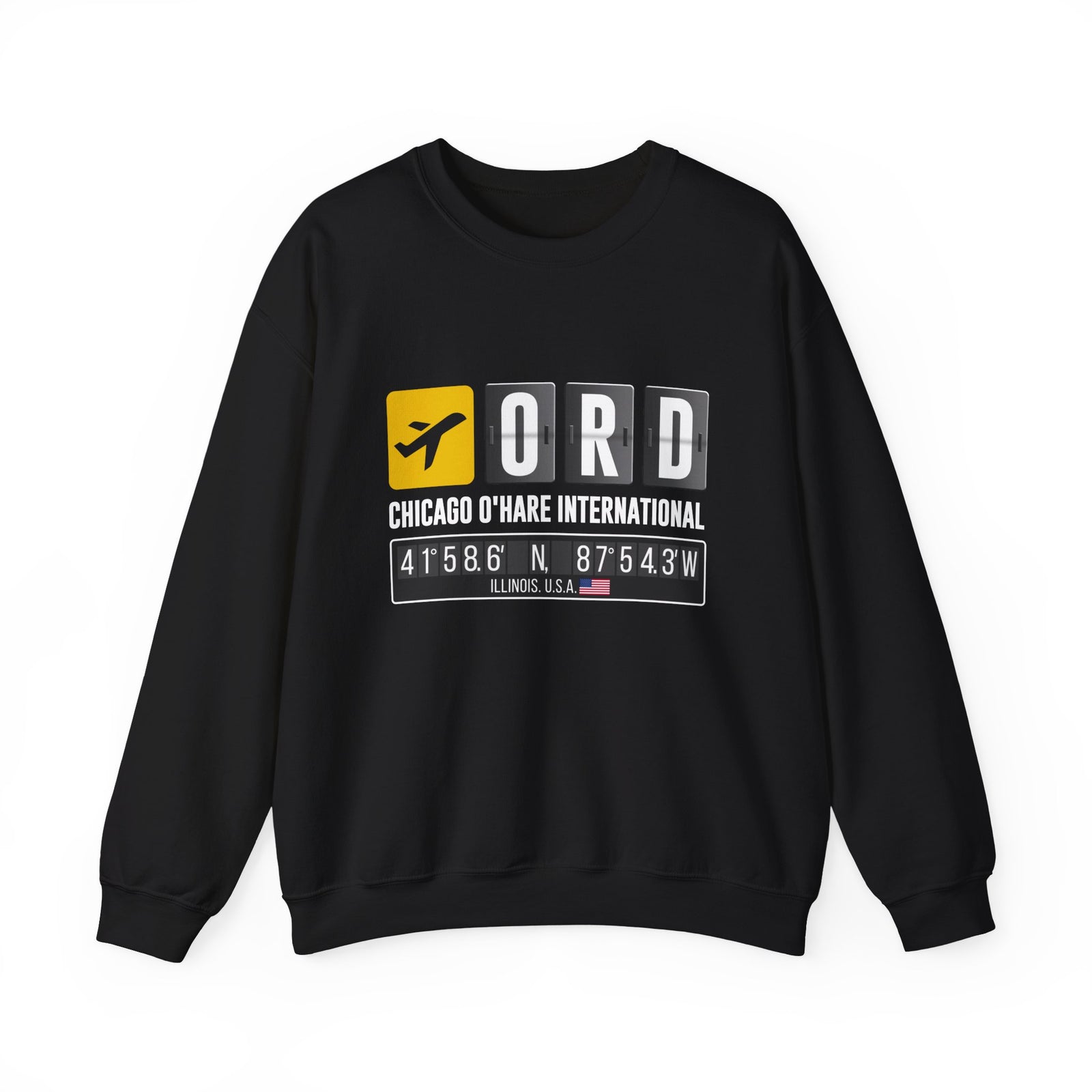 ORD Chicago O'Hare International Airport - Crewneck Sweatshirt