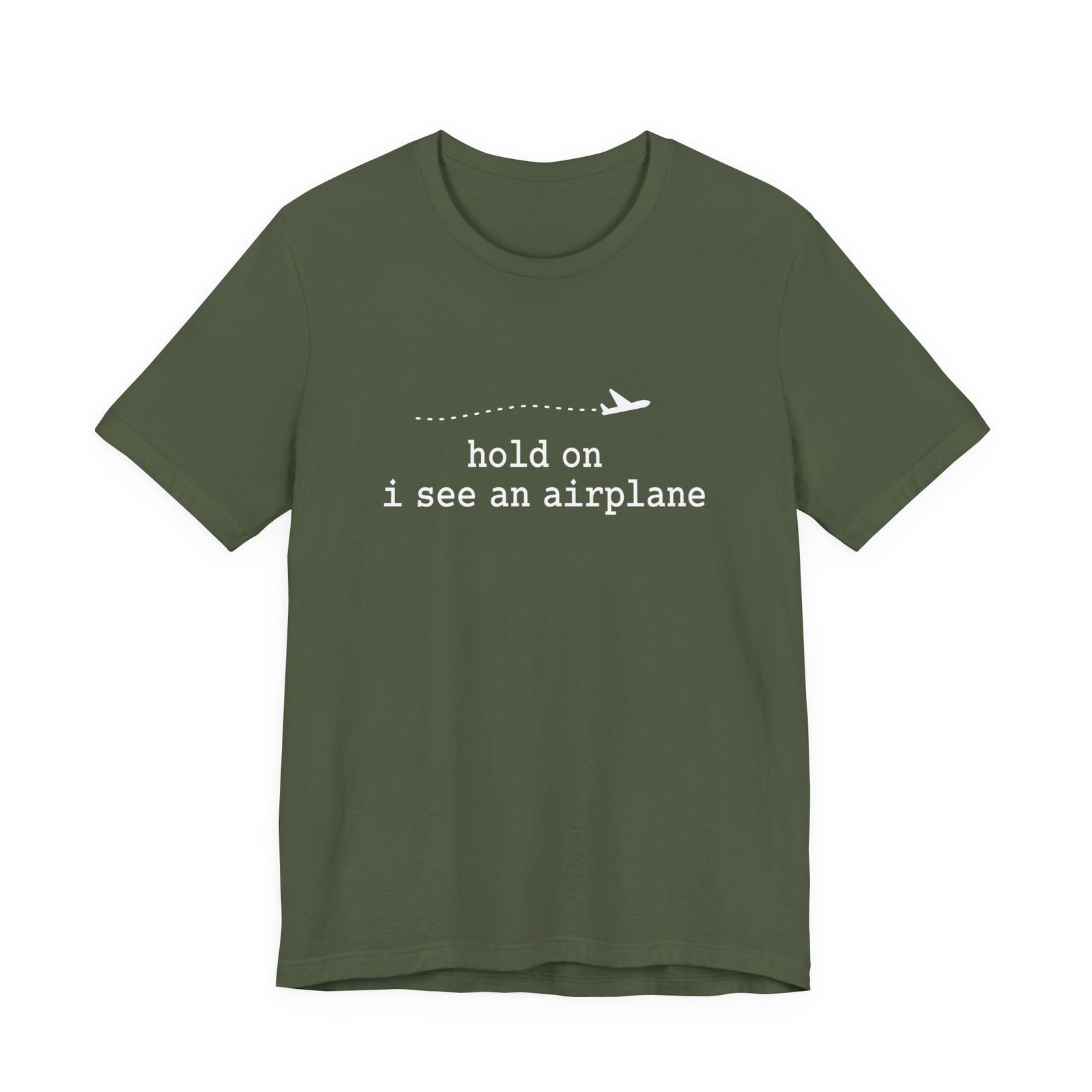 I See An Airplane Unisex Jersey Tee - Perfect for Aviation Enthusiasts