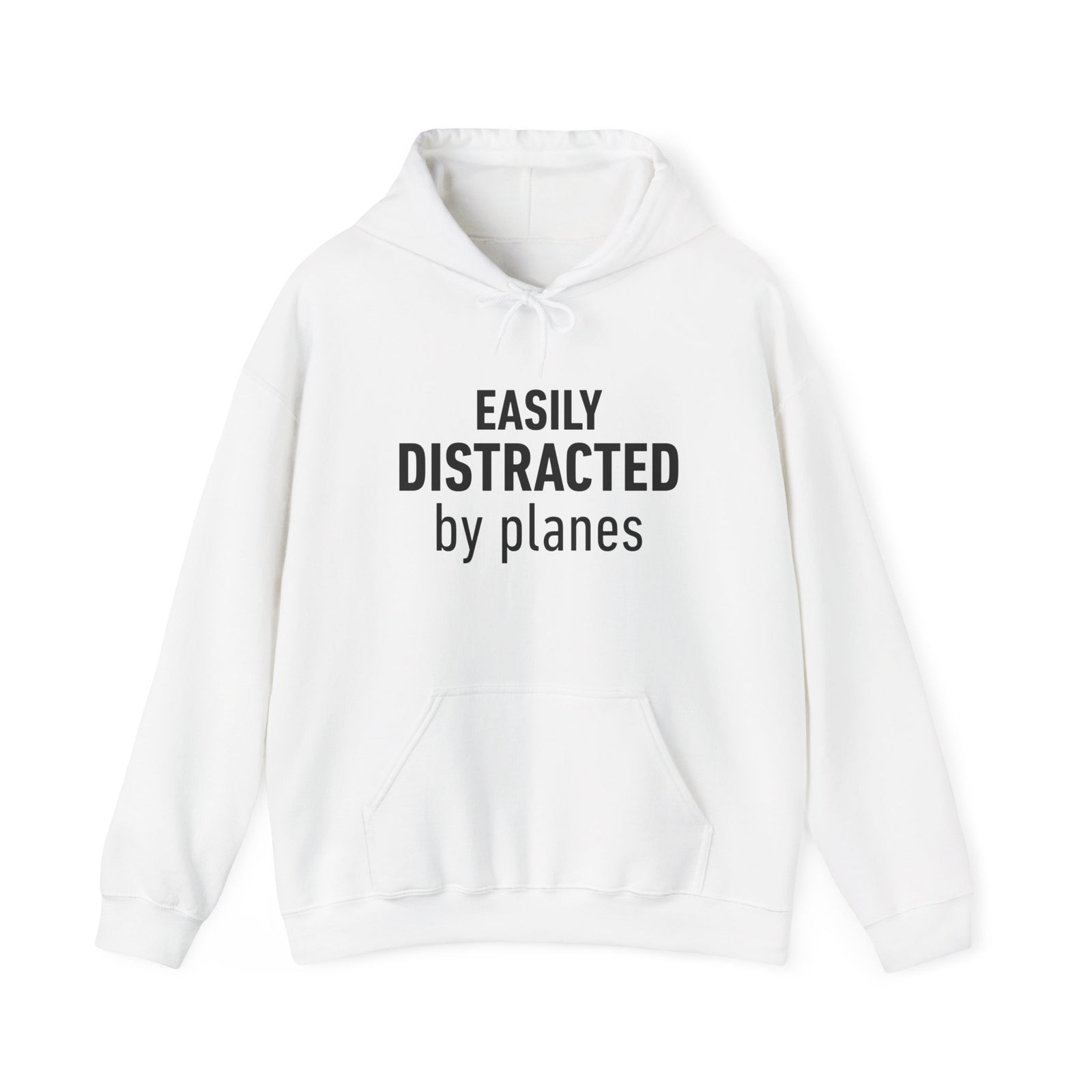 Easily Distracted by Planes - Pullover Hoodie