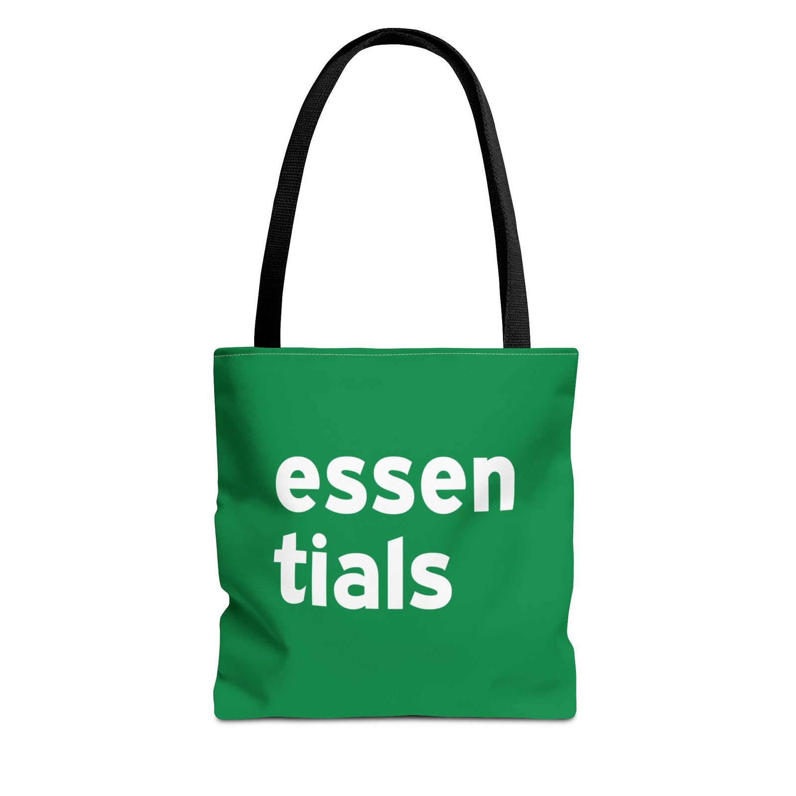 Essentials Tote Bag — Printed Green Travel Tote