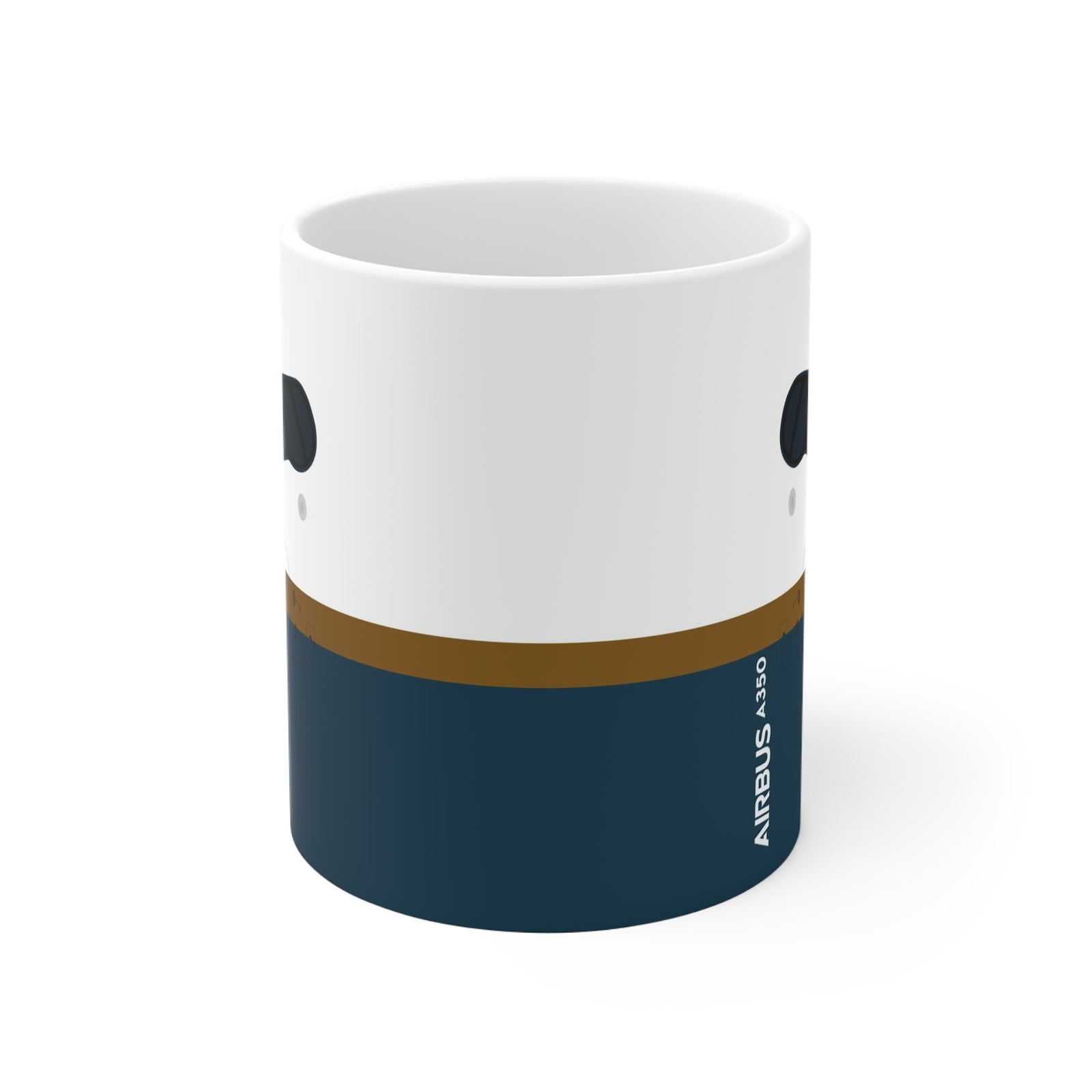 A350 - 11oz Ceramic Coffee Cup for Aviation Enthusiasts