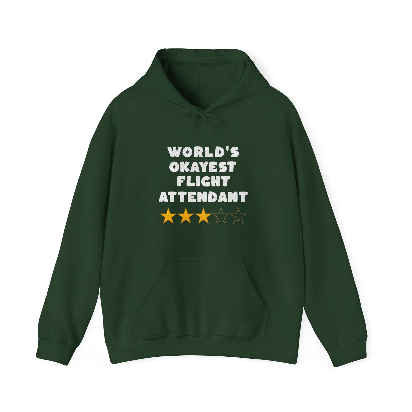 Worlds Okayest Flight Attendant - Pullover Hoodie