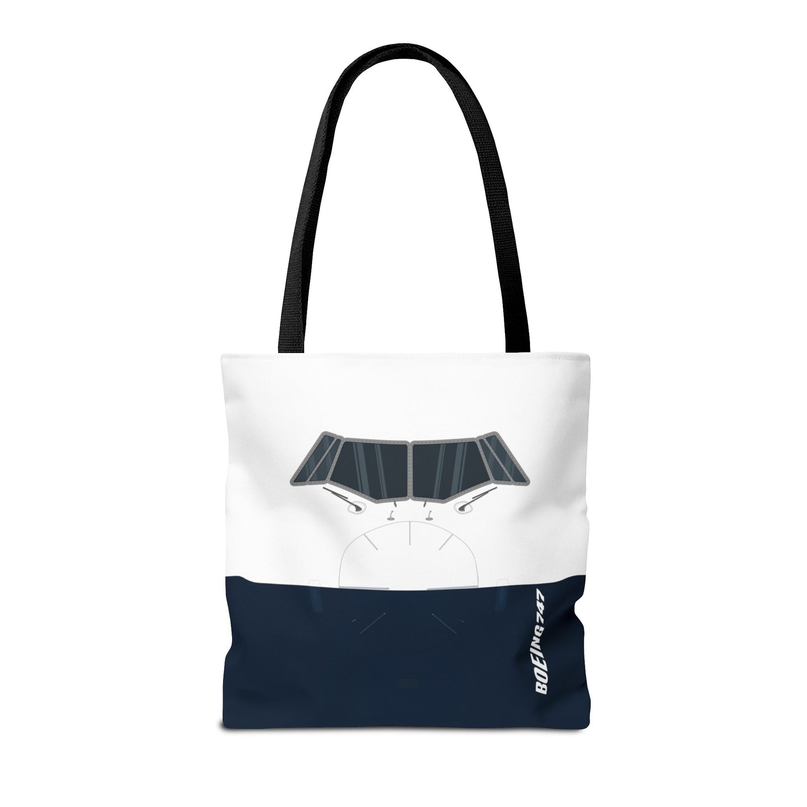 747 Tote Bag — Printed Green Travel Tote