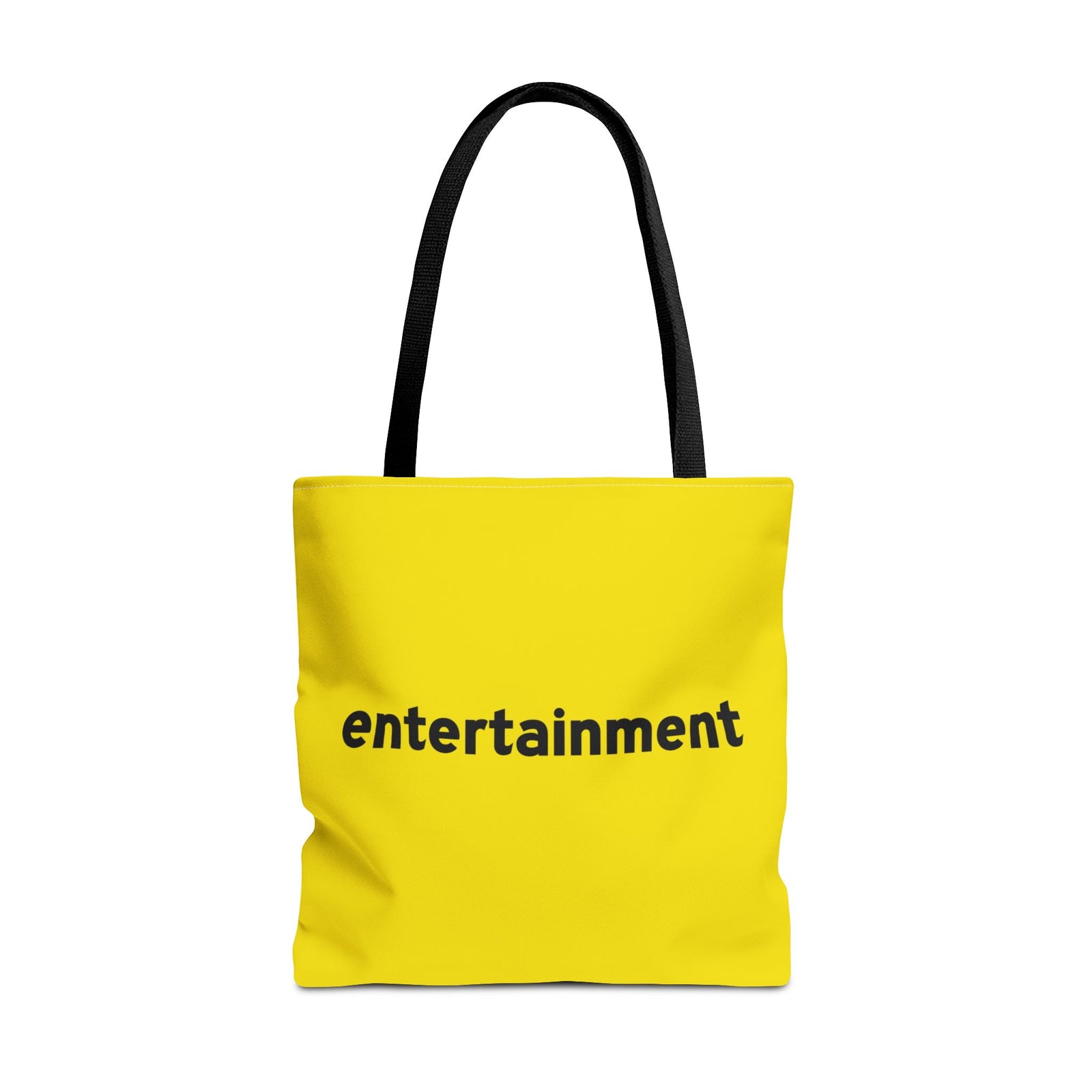 Entertainment Tote Bag — Printed Green Travel Tote