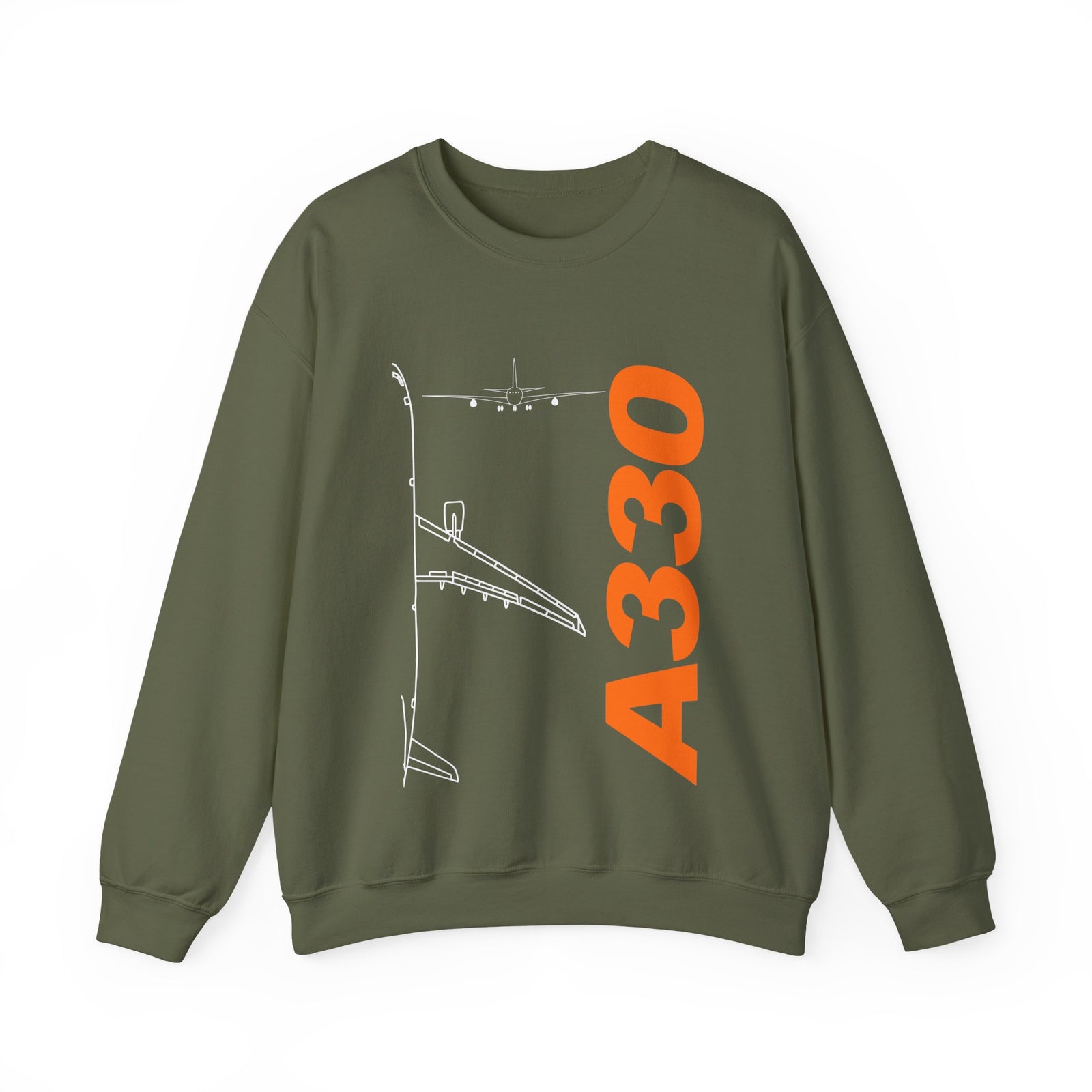 Airbus A330 Crewneck Sweatshirt - Travel Inspiring Cozy Apparel