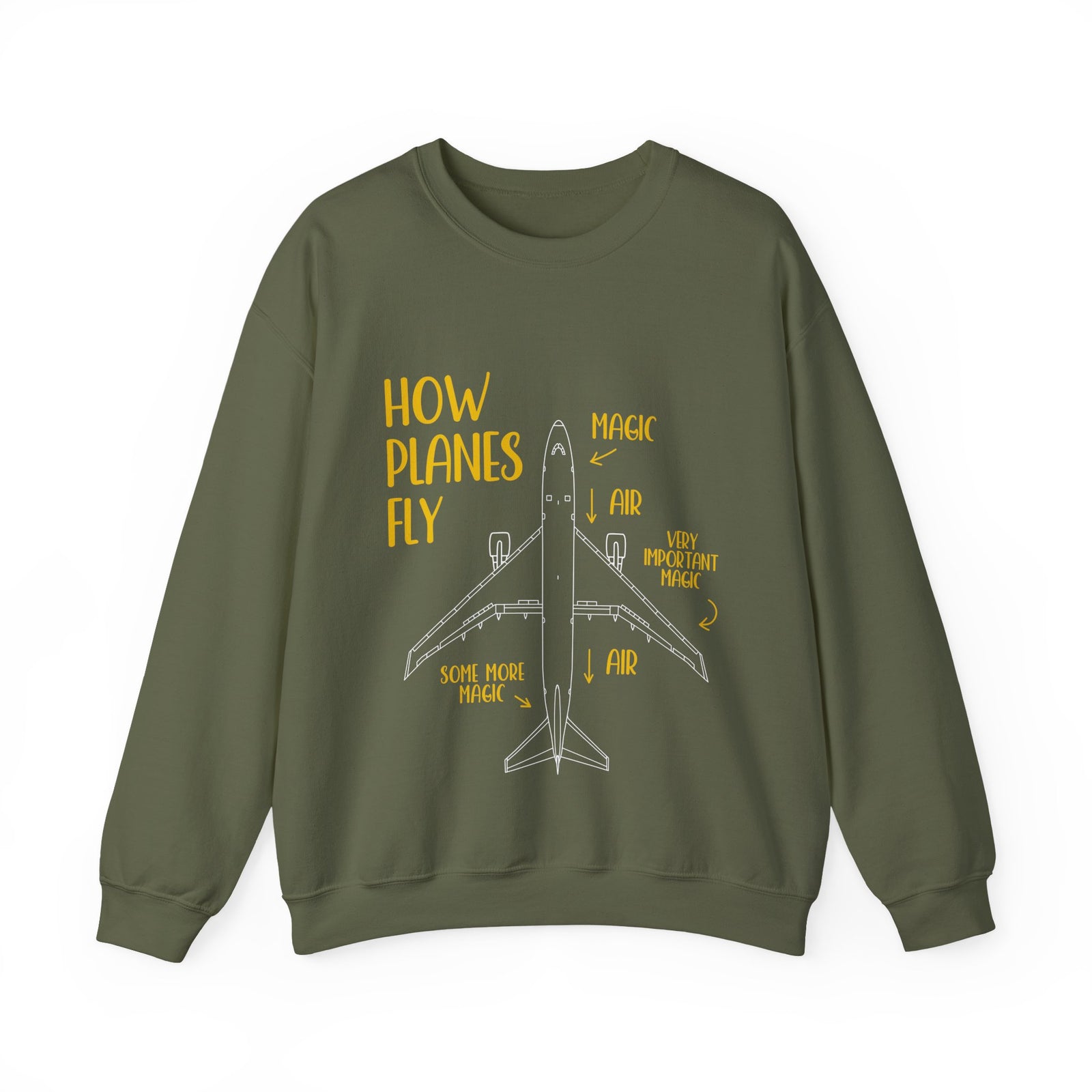 How Planes Fly? - Crewneck Sweatshirt