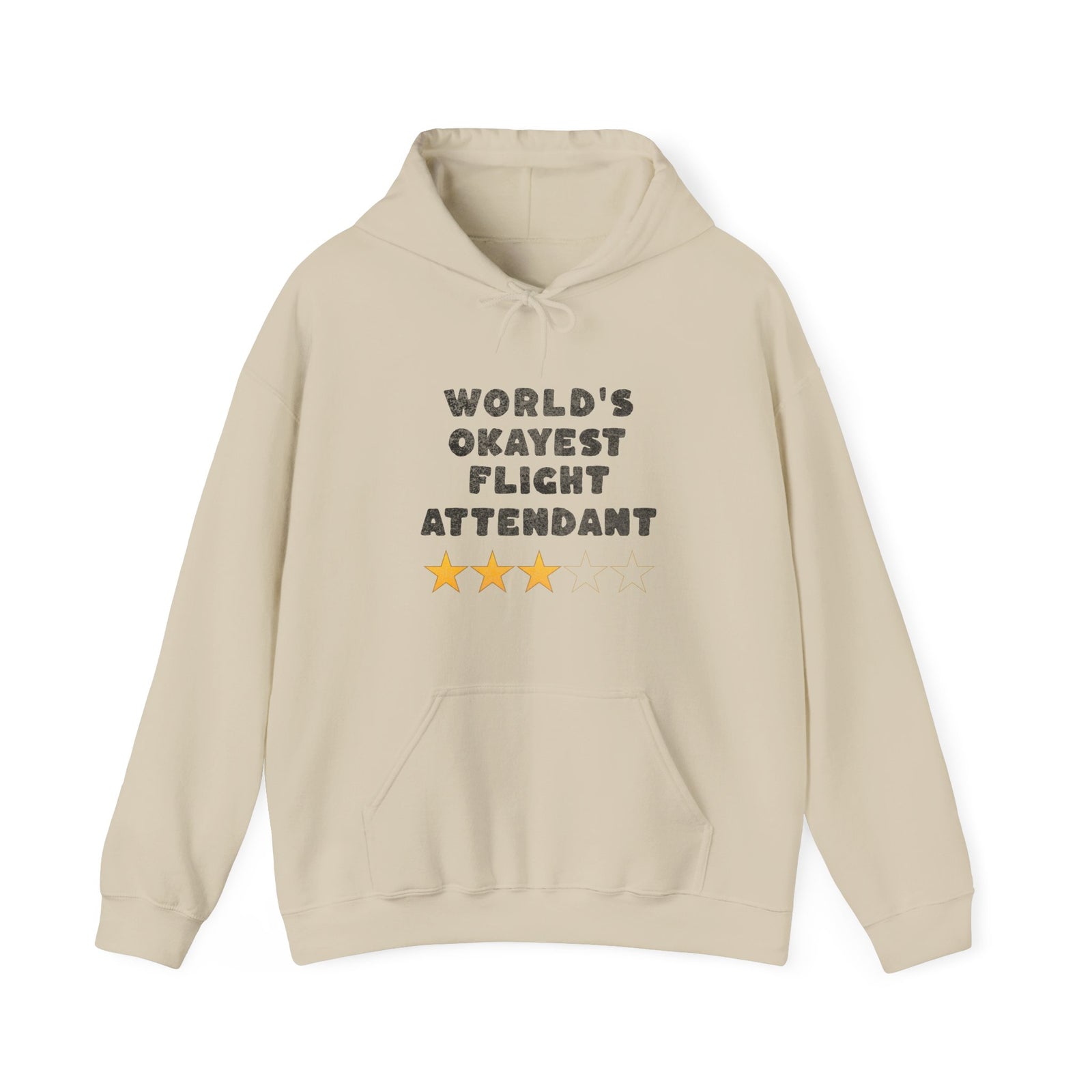 Worlds Okayest Flight Attendant - Pullover Hoodie