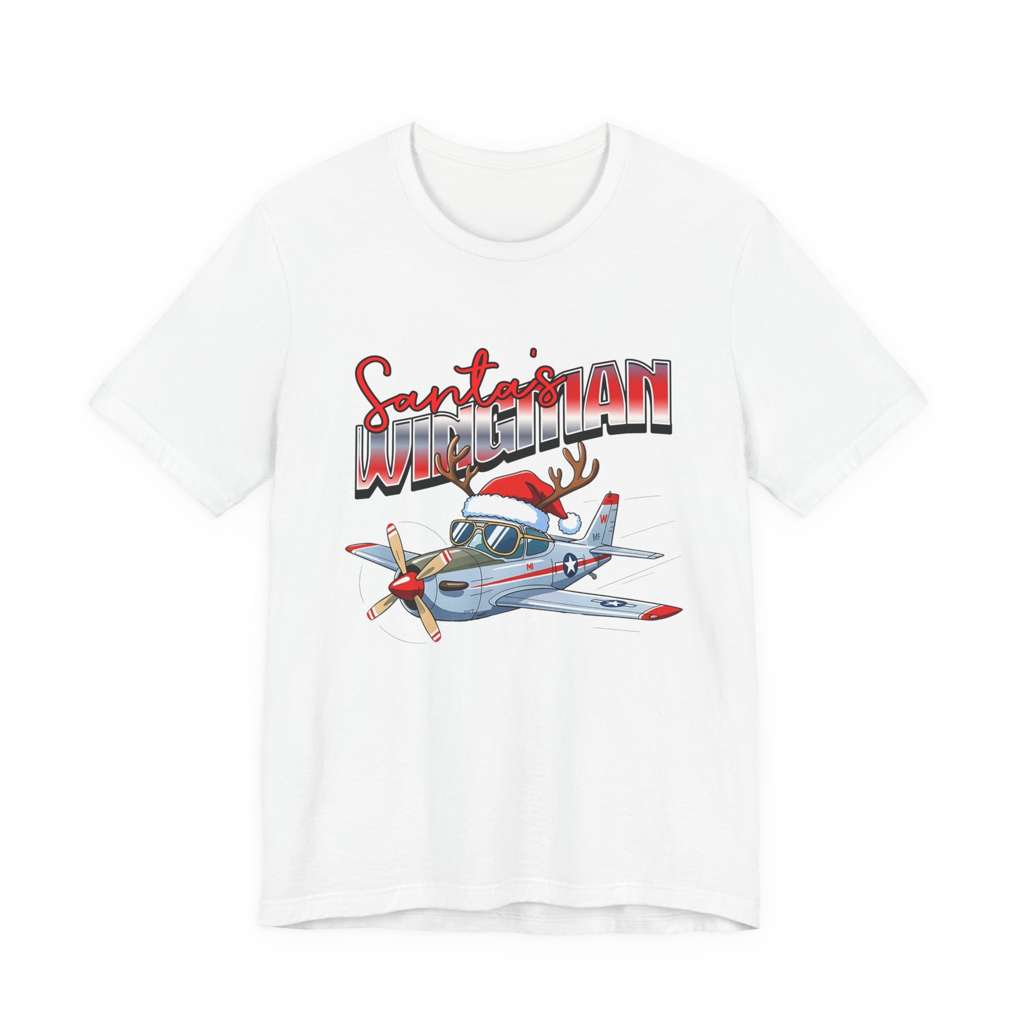 Santa’s wingman Unisex Jersey Tee - Perfect for Aviation Enthusiasts