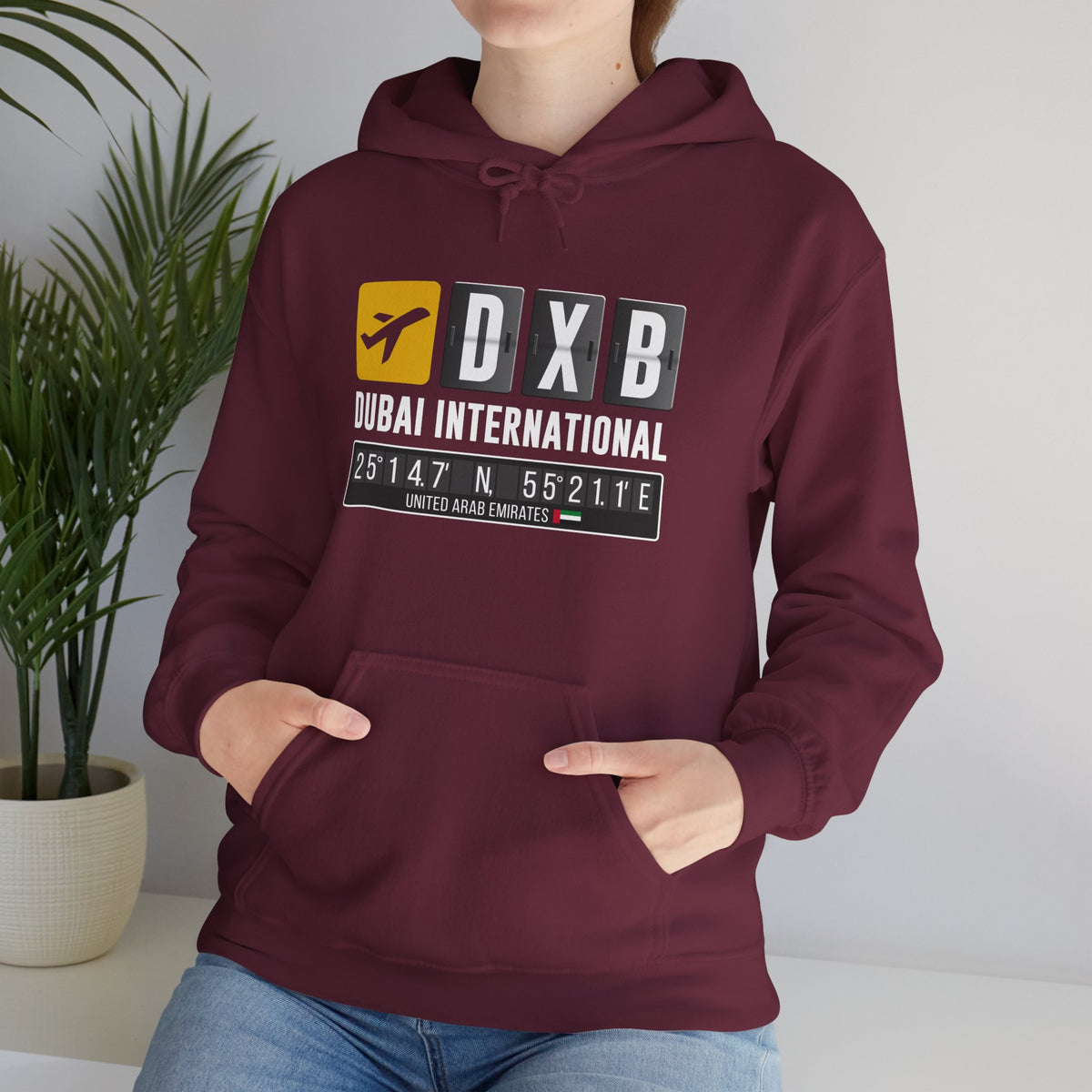 DXB Dubai International Airport   - Pullover Hoodie