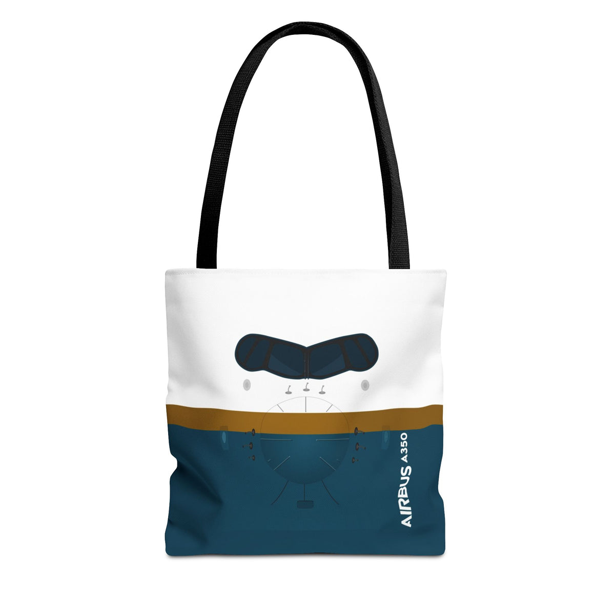 A350 Tote Bag — Printed Green Travel Tote