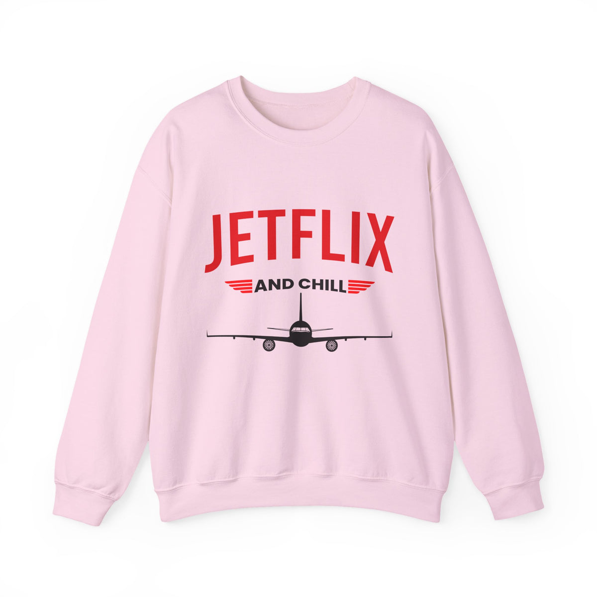 JetFlix And Chill  -  Crewneck Sweatshirt
