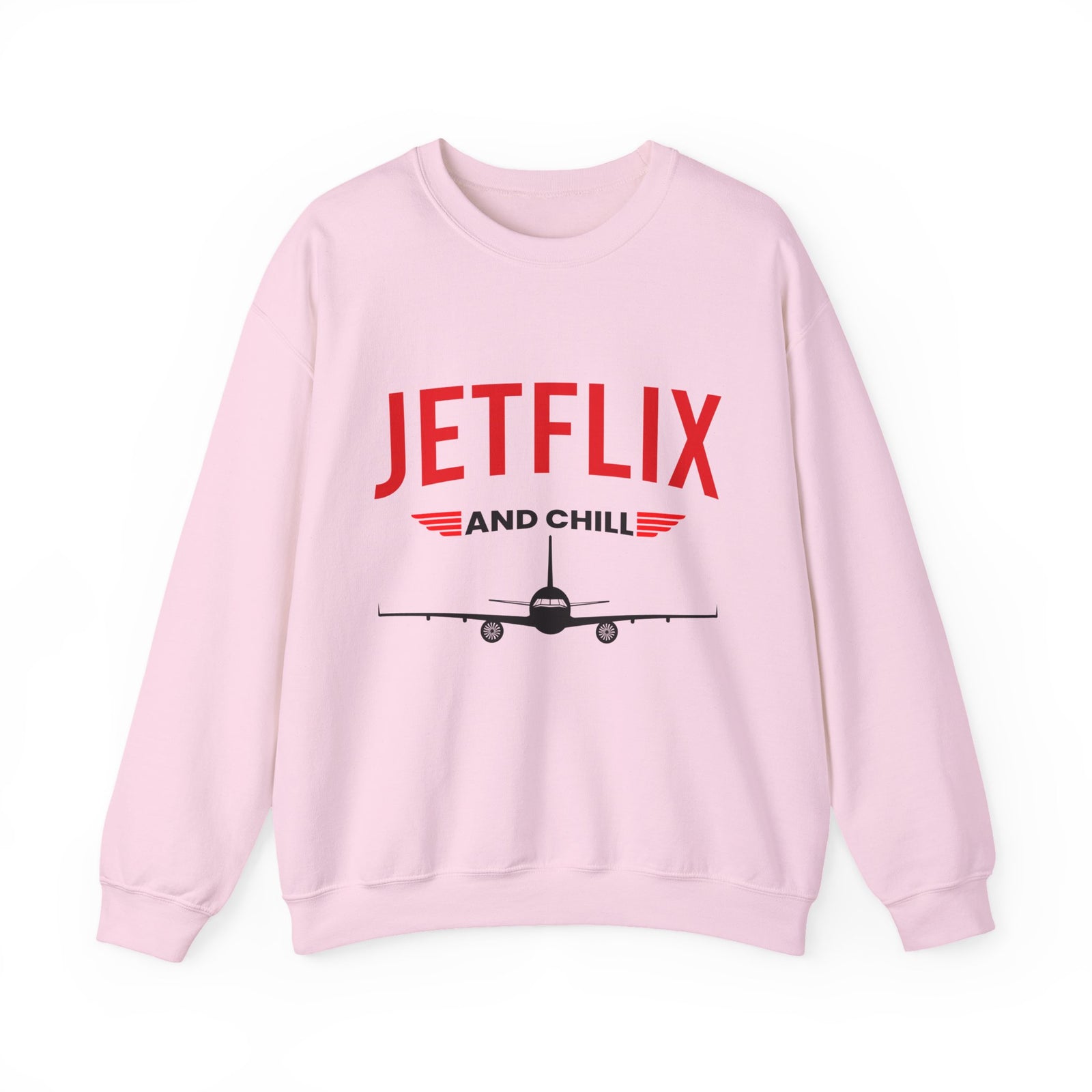 JetFlix And Chill  -  Crewneck Sweatshirt
