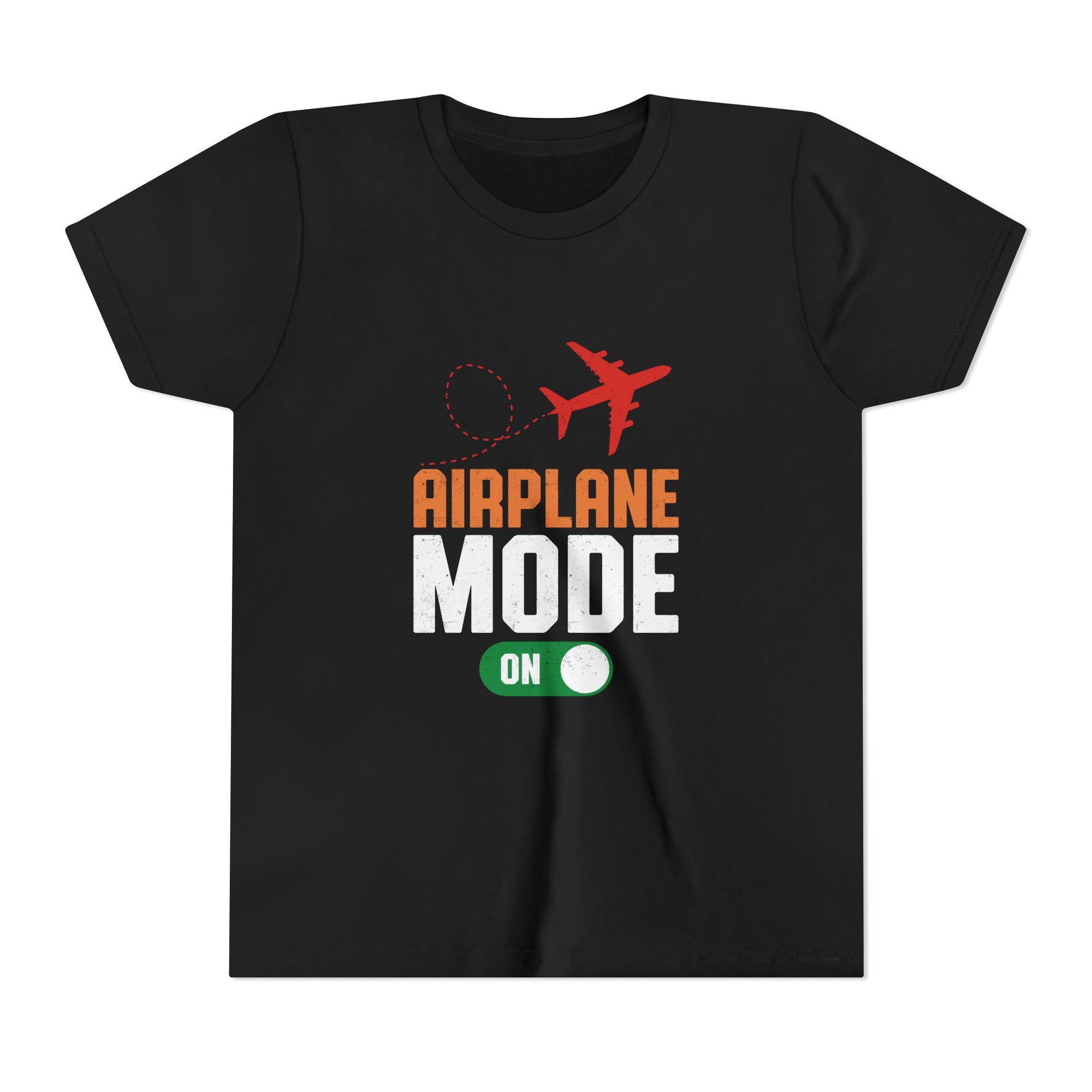 Airplane Mode On - Unisex Youth Short Sleeve Tee