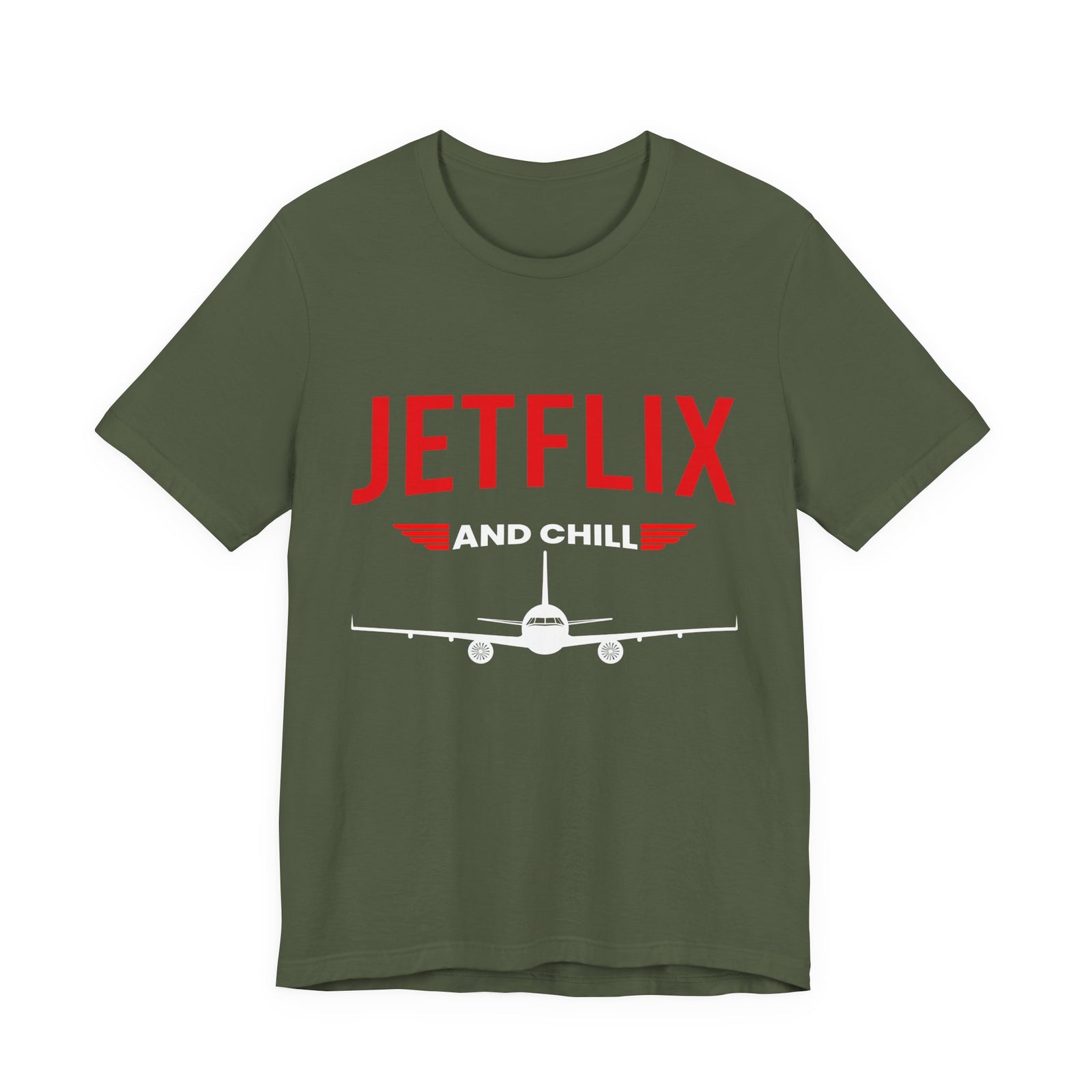 Jetflix And Chill  - Unisex Jersey Tee