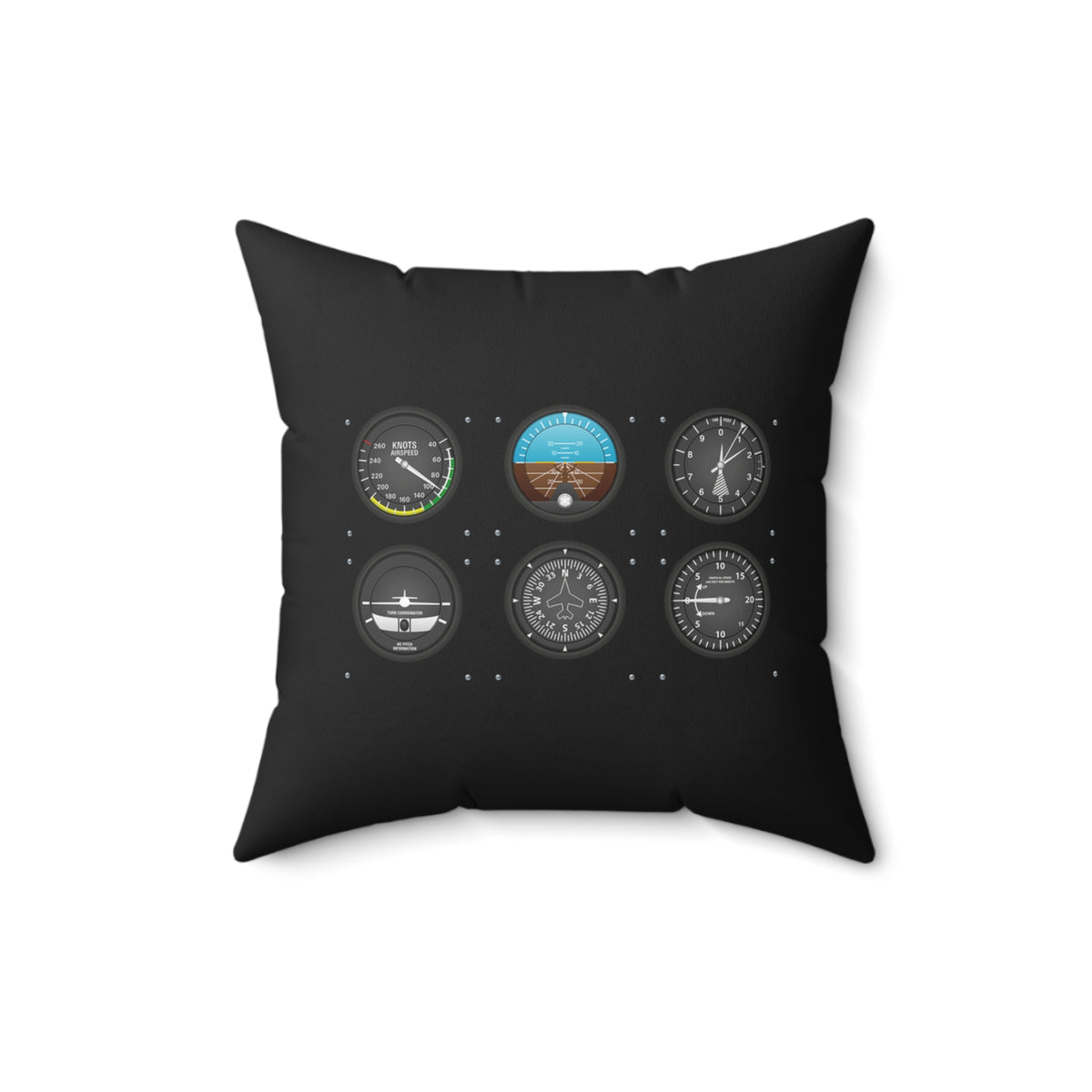 Instruments - Spun Polyester Square Pillow