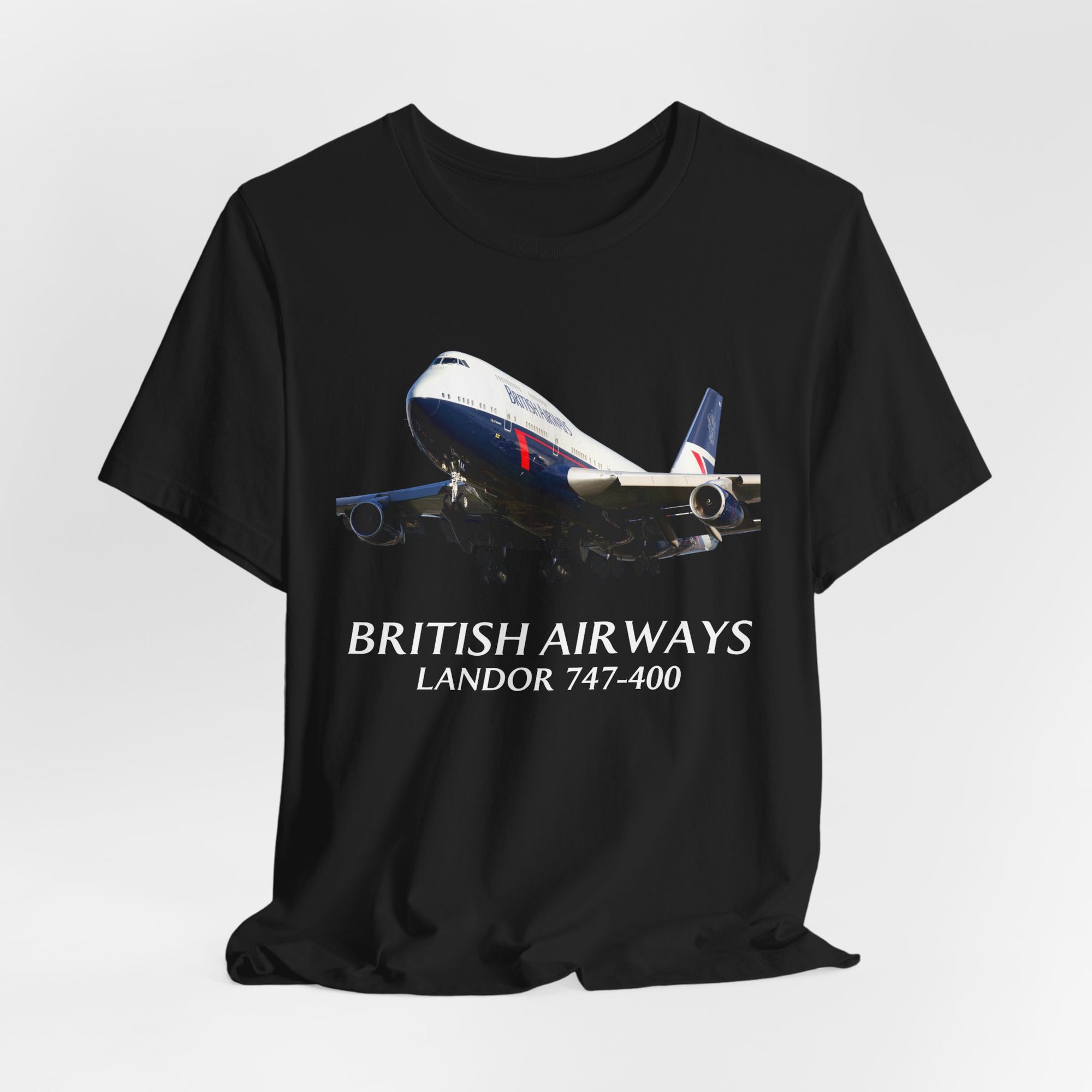British Airways Landor 747-400   - Unisex Jersey Tee