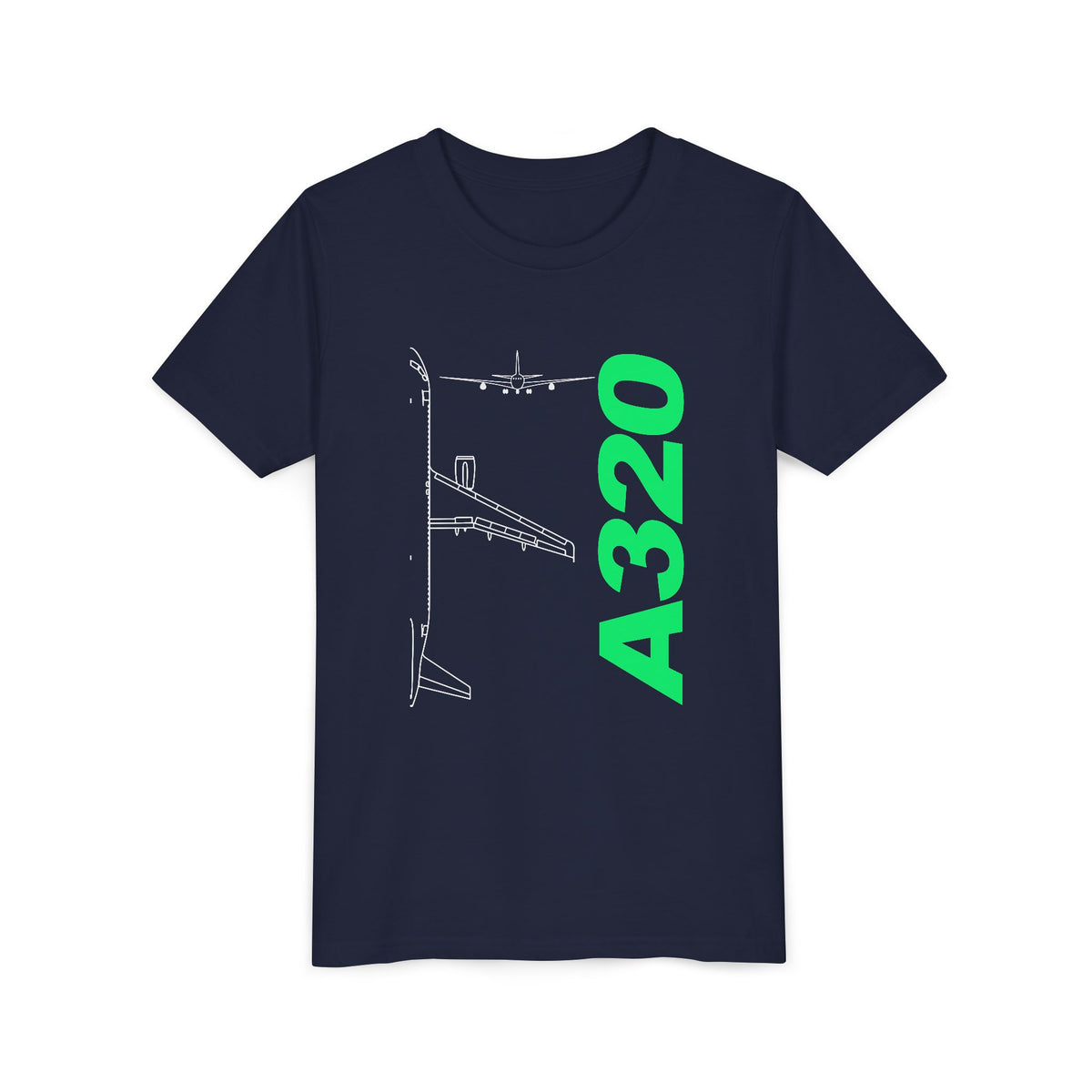 Airbus A320 - Unisex Youth Short Sleeve Tee