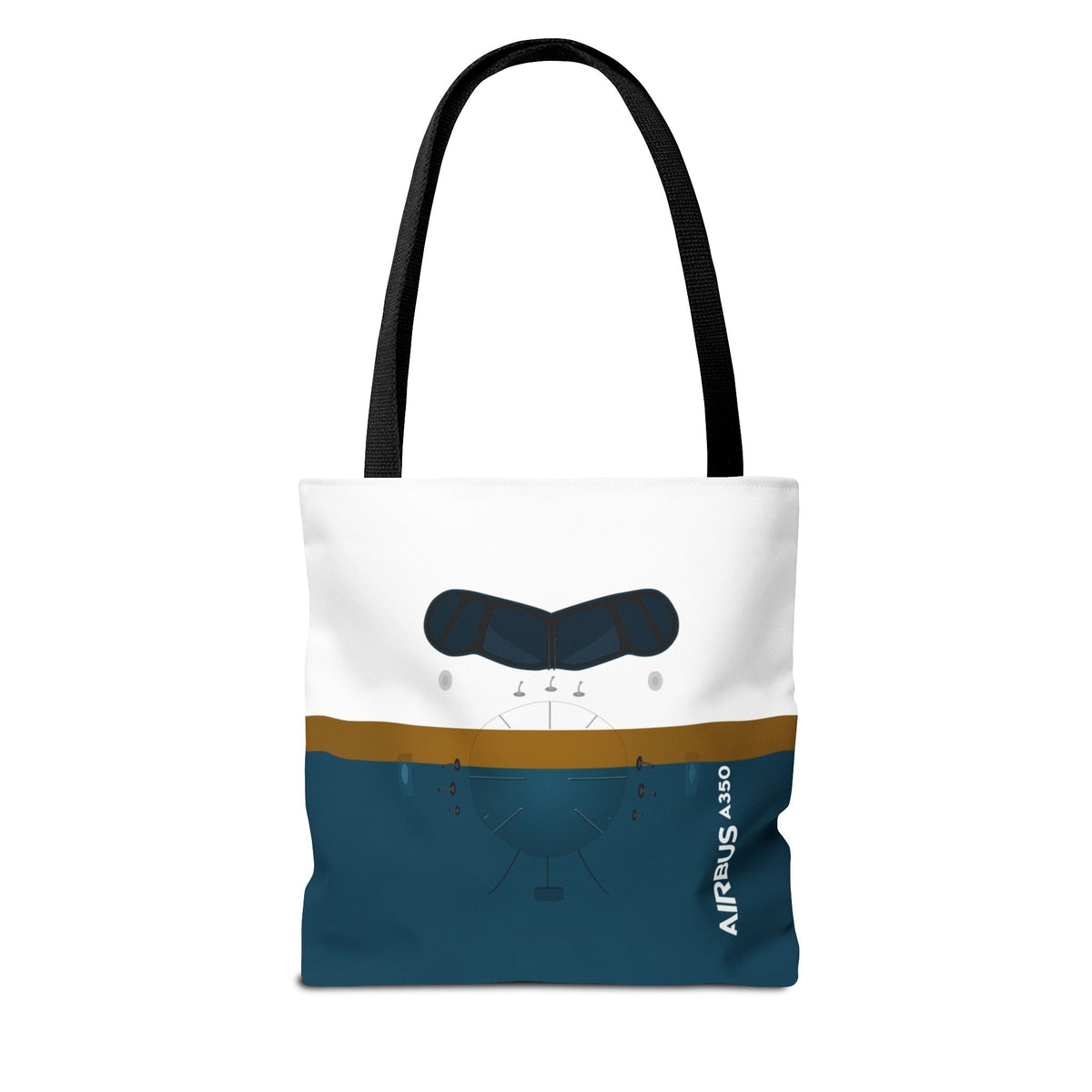 A350 Tote Bag — Printed Green Travel Tote