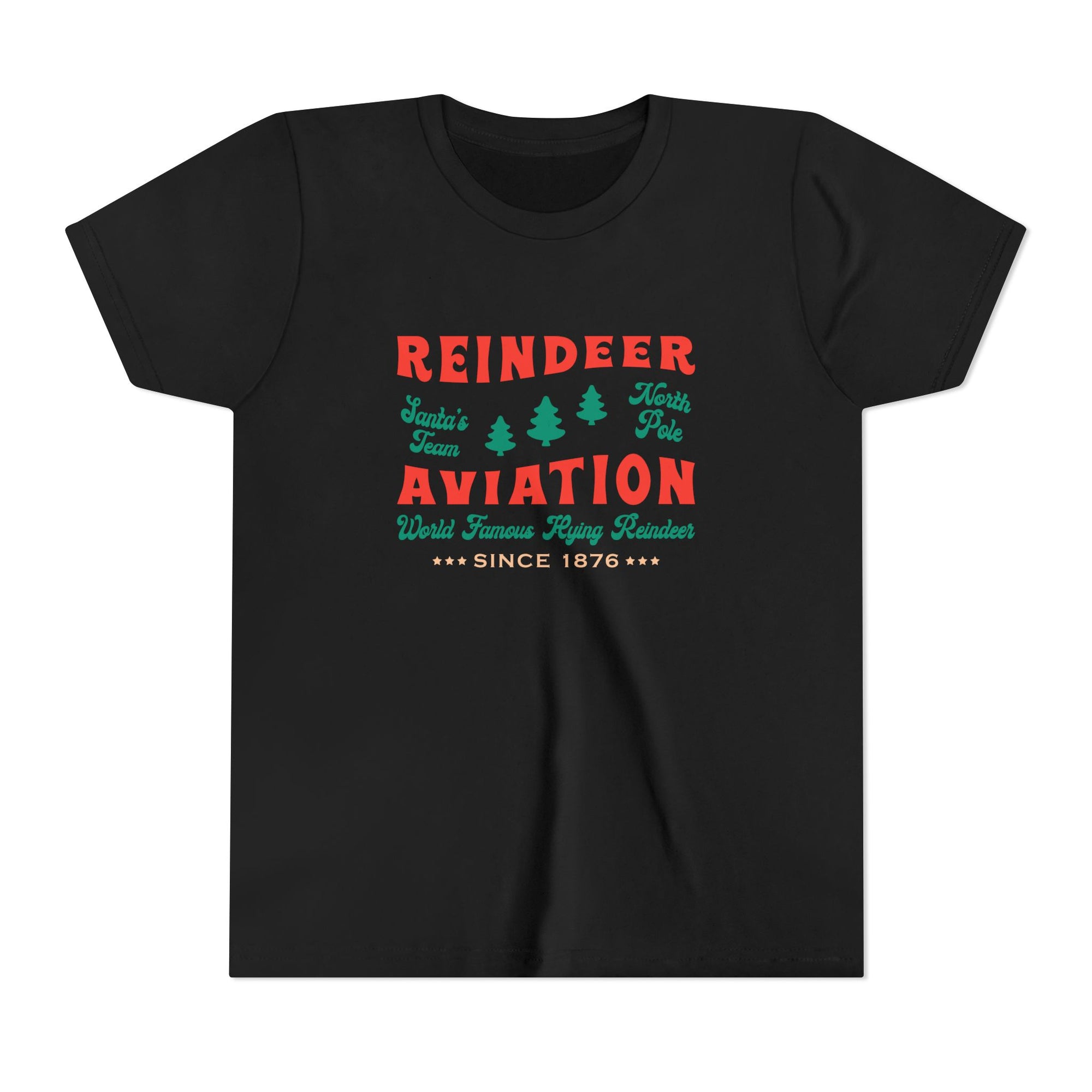 Reindeer Aviation    - Unisex Youth Short Sleeve Tee