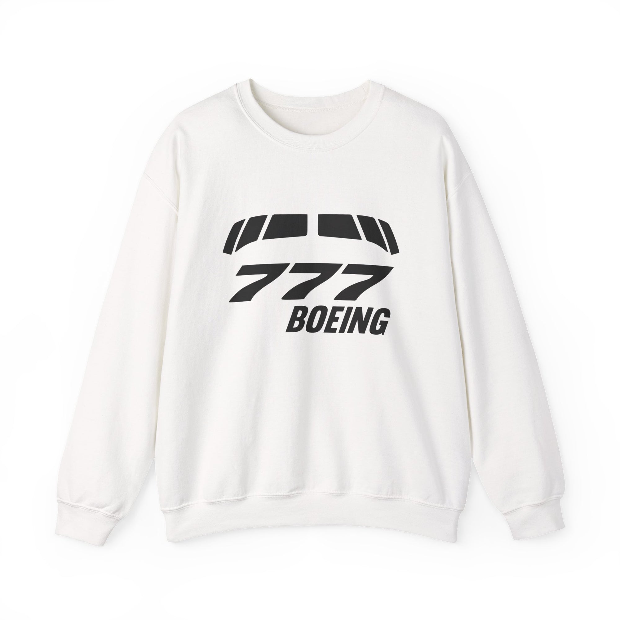 Boeing 777 Windshield Crewneck Sweatshirt - Travel Inspiring Cozy Apparel
