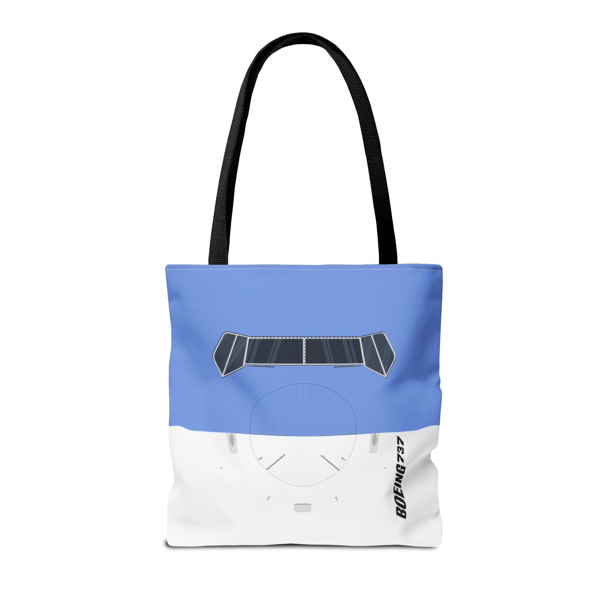 737 Tote Bag — Printed Green Travel Tote