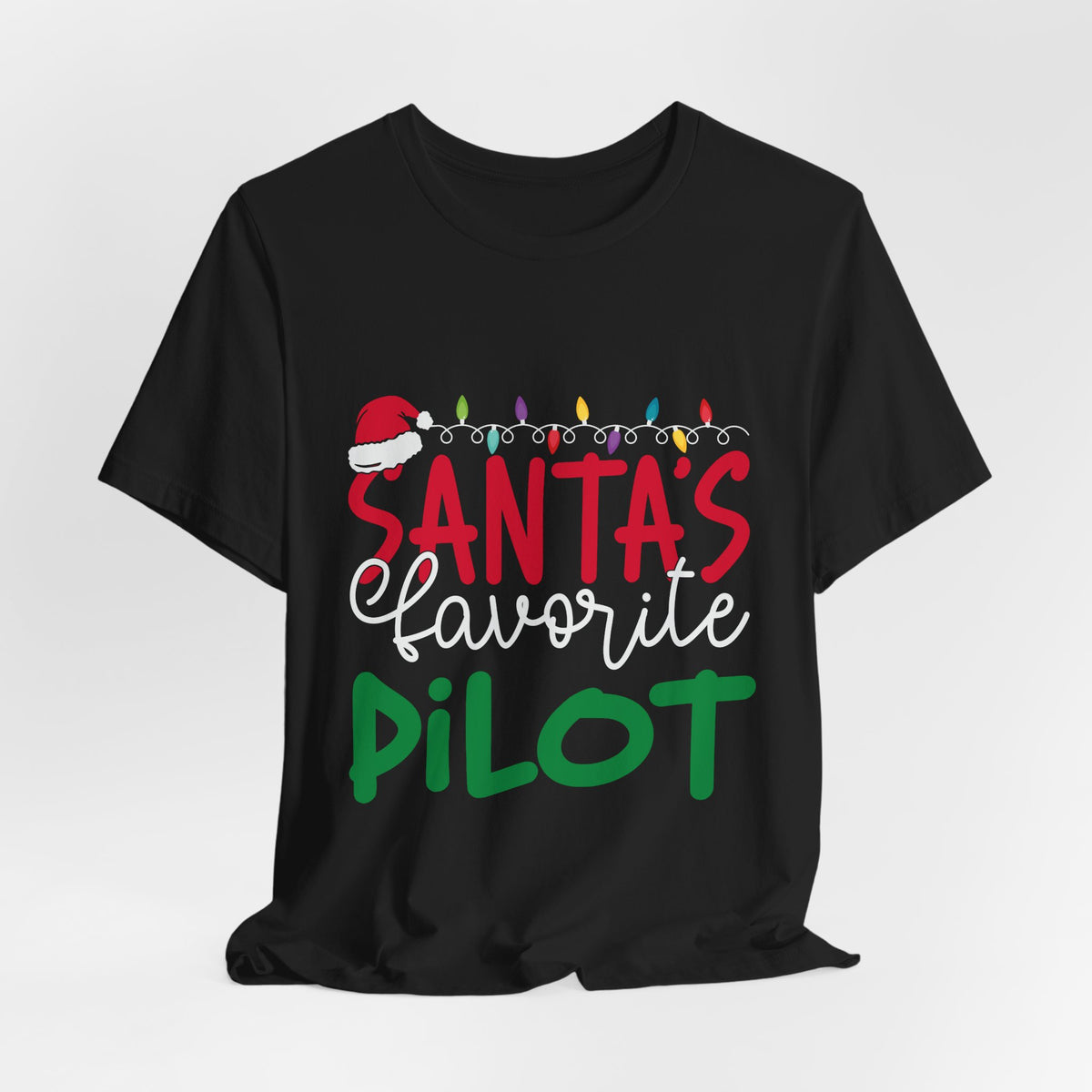 Santa’s favourite pilot Unisex Jersey Tee - Perfect for Aviation Enthusiasts